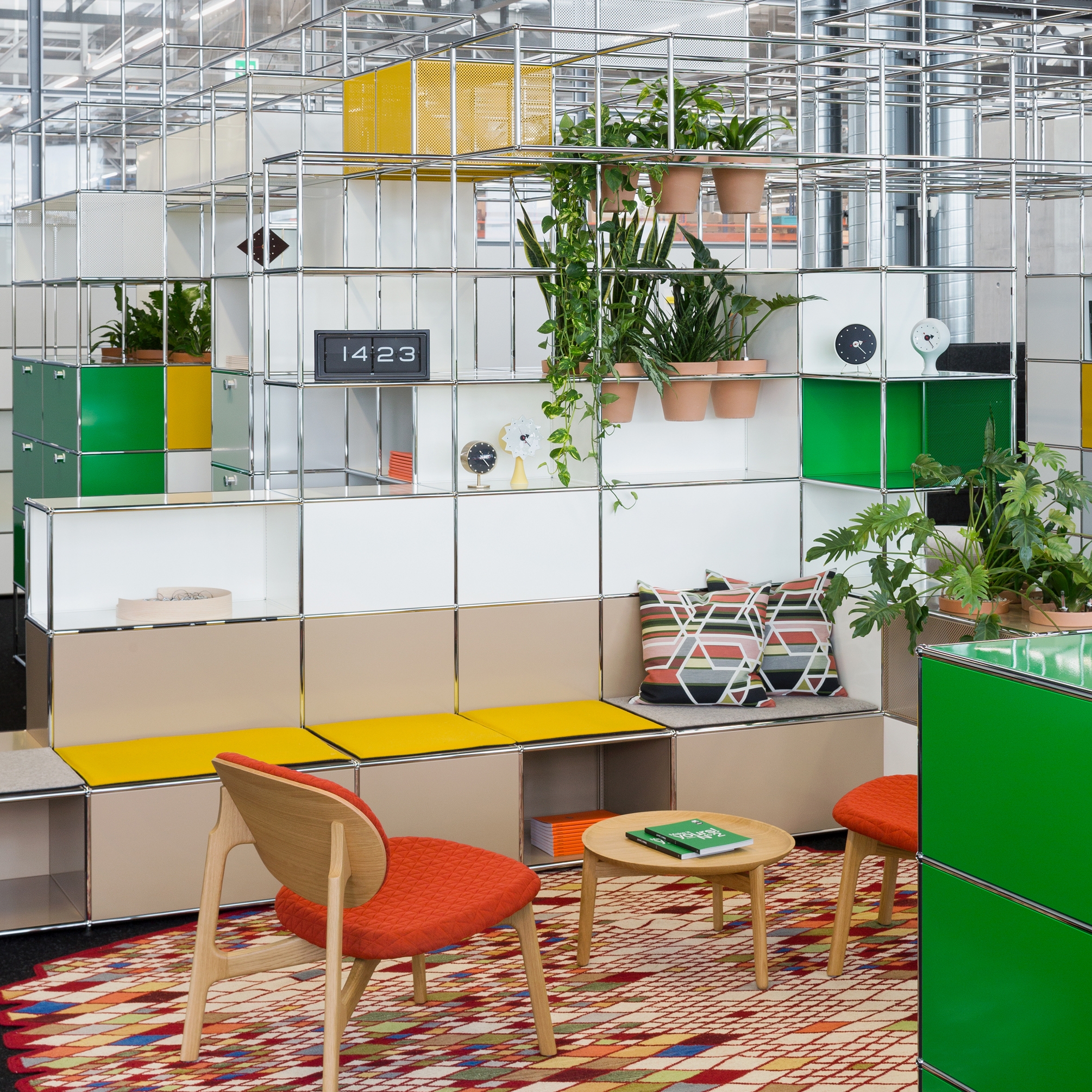 Mostrar el producto USM Haller Reception with World of Plants | Pure White del fabricante USM