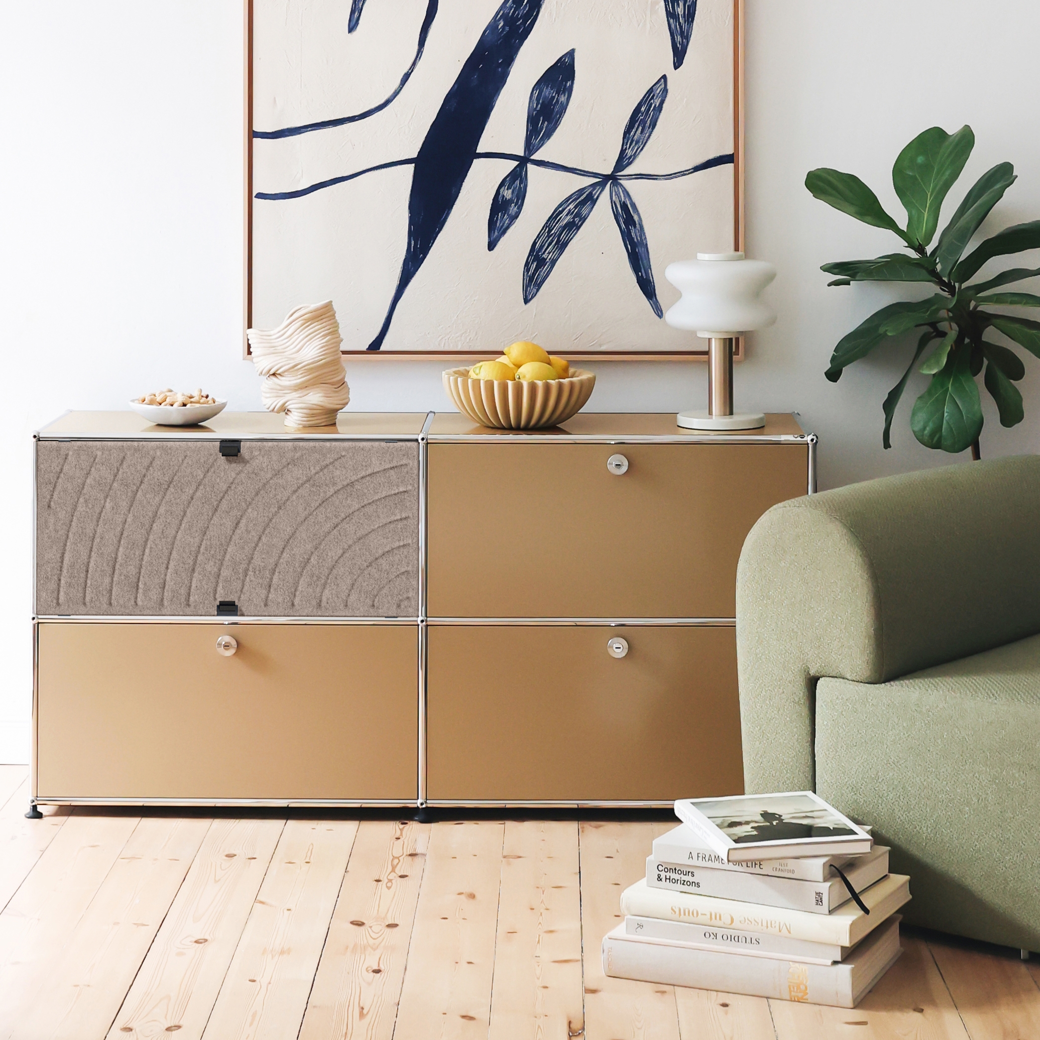 Produkt USM Haller Soft Panel | Sideboard Taupe Rund des Herstellers USM anzeigen