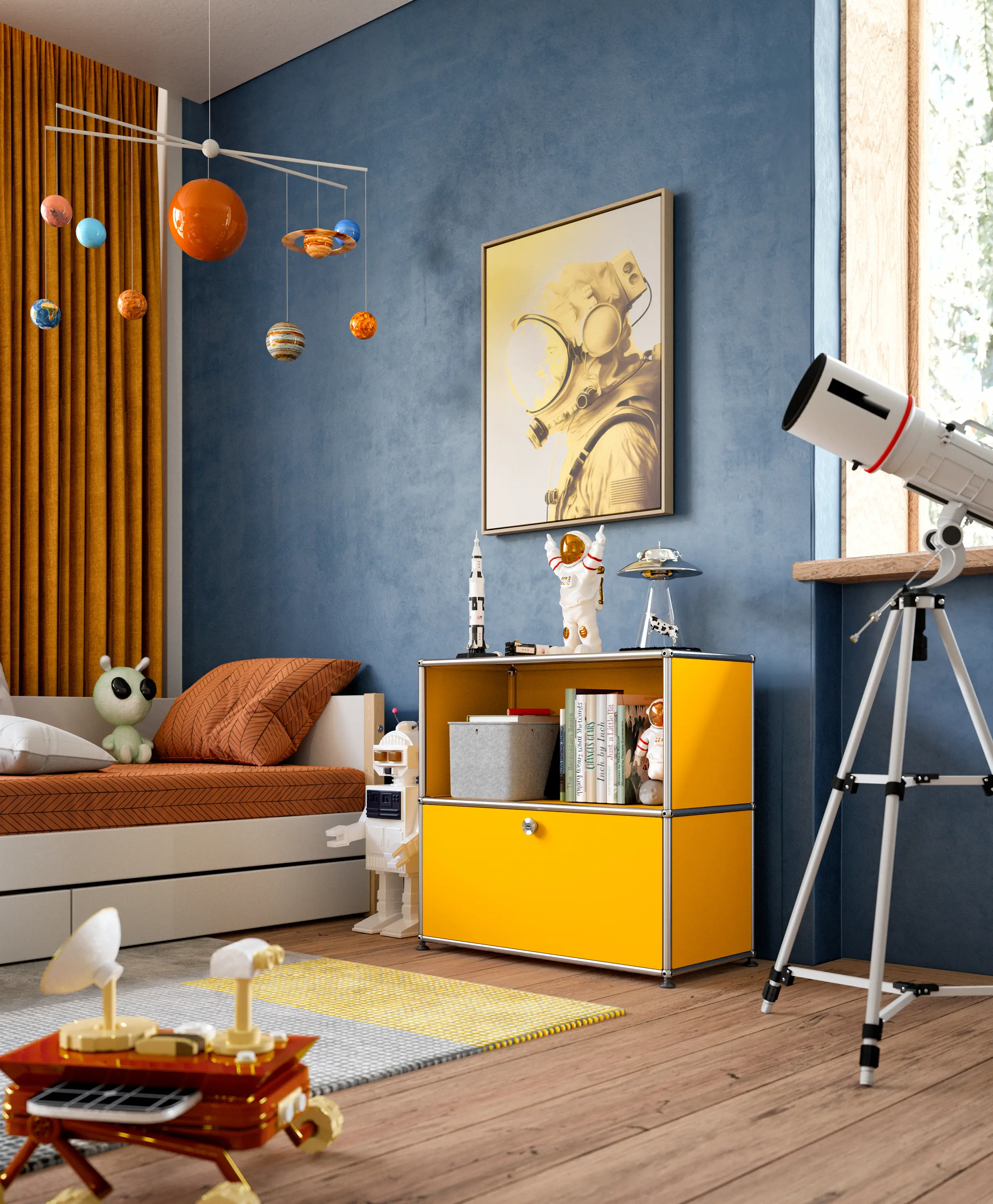 USM - USM Haller Credenza | Golden Yellow