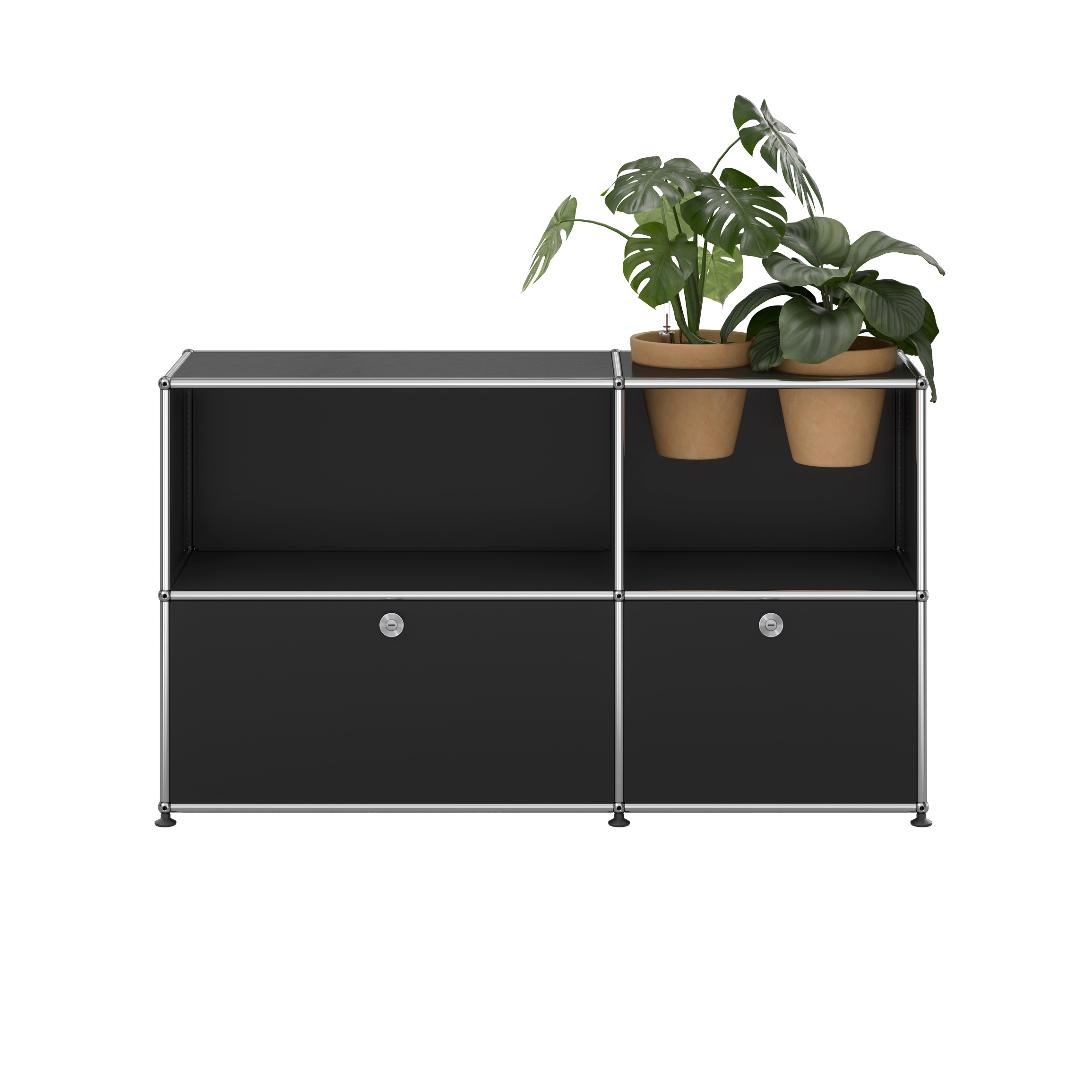 USM Haller E Media | Graphite Black