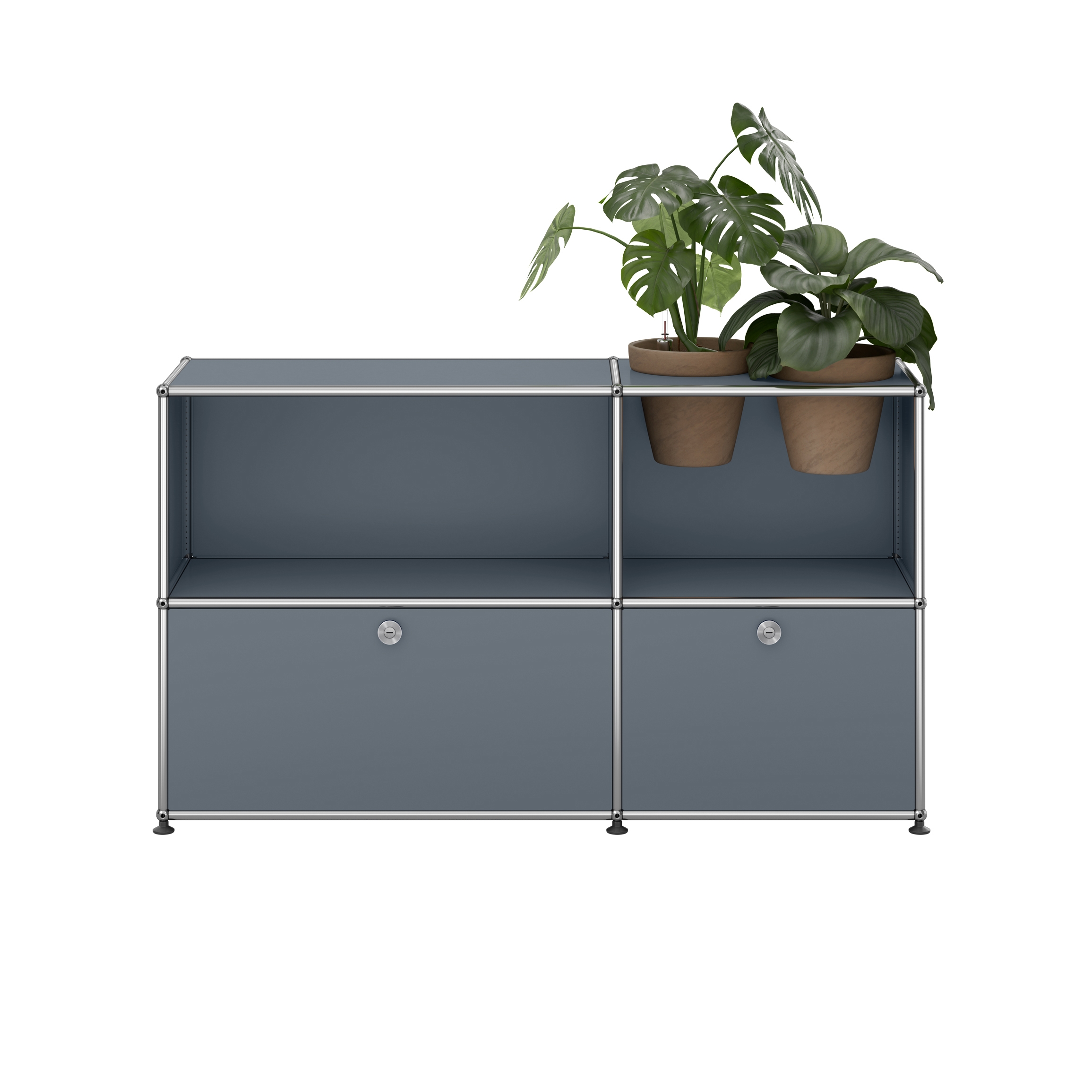 USM Haller E Media | Mid-gray