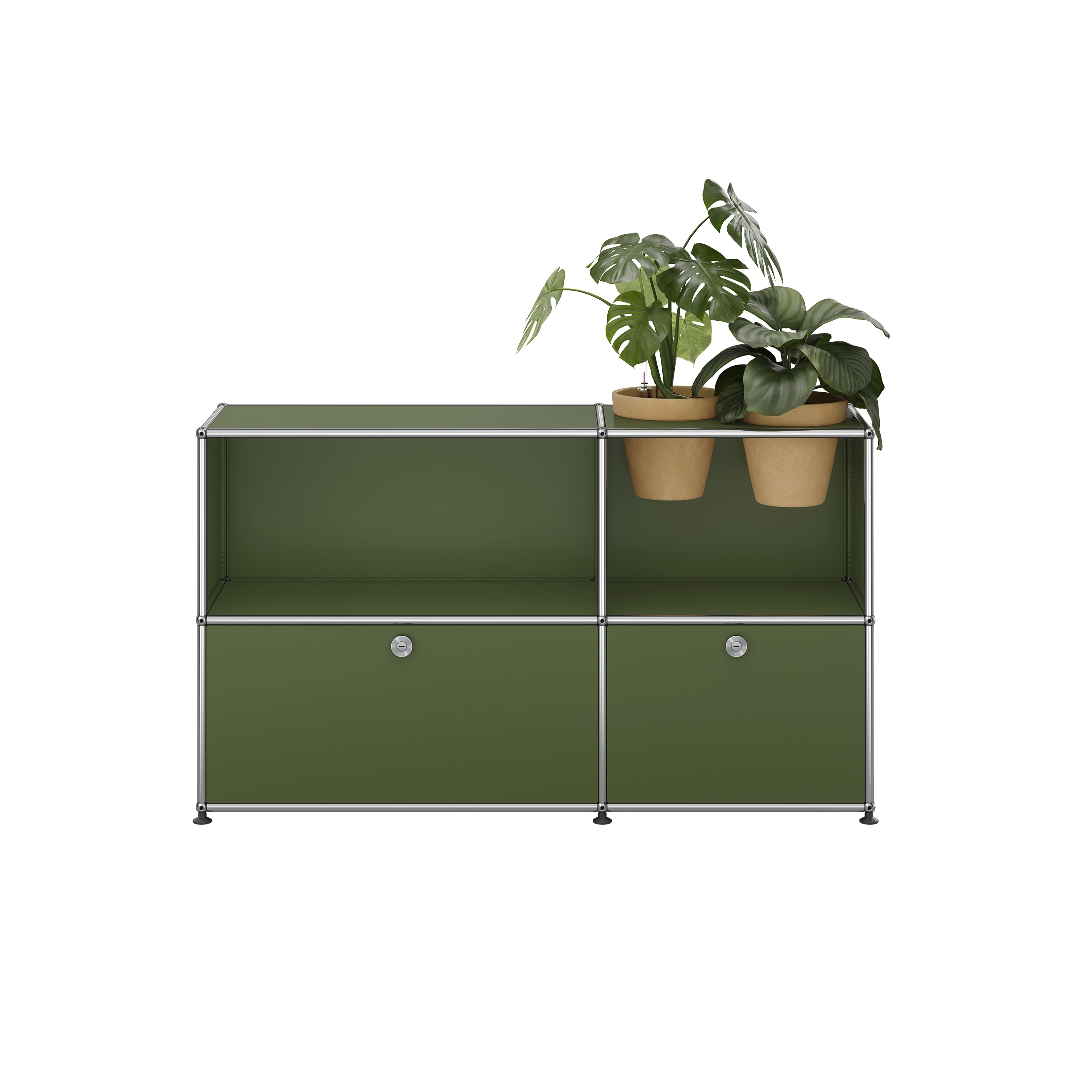 USM Haller E Media | USM Matte Silver