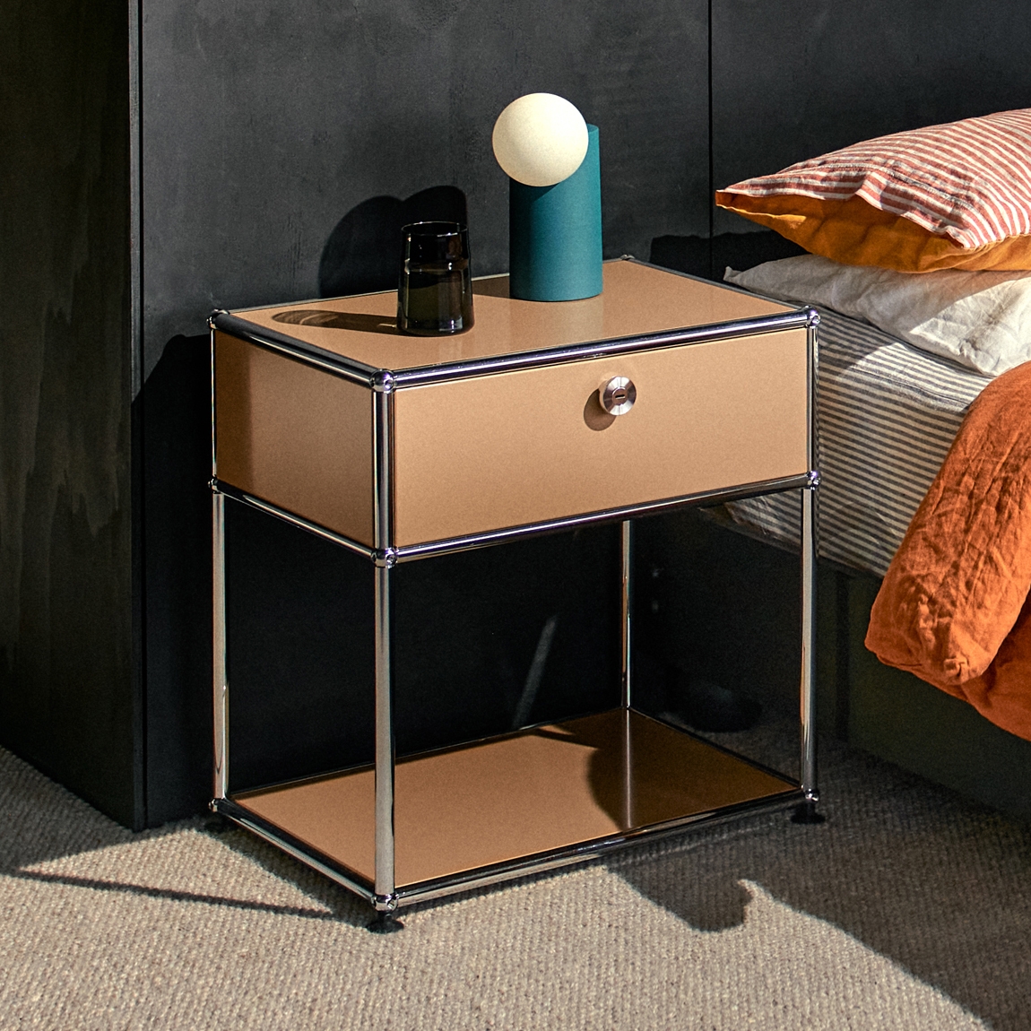 USM Haller Nightstand | USM Beige