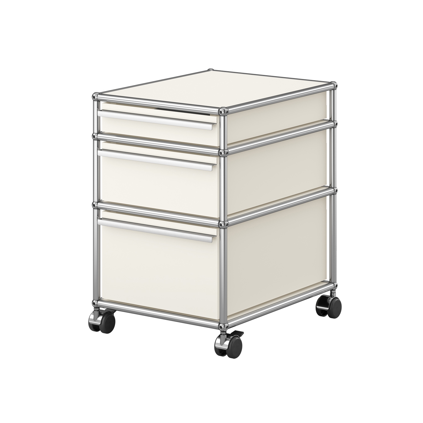 Display product USM Haller Pedestal | Pure White from manufacturer USM