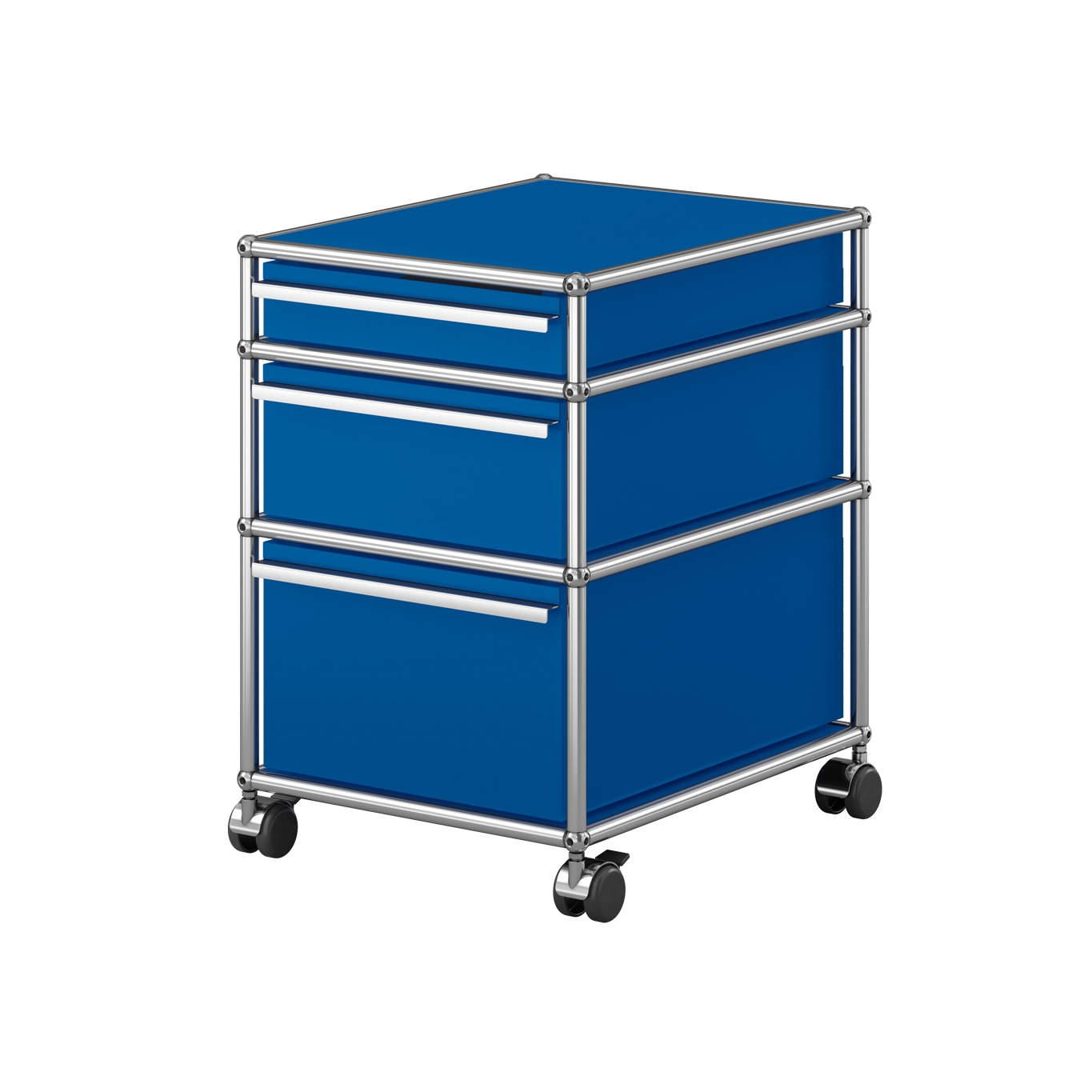 Display product USM Haller Pedestal | Gentian Blue from manufacturer USM