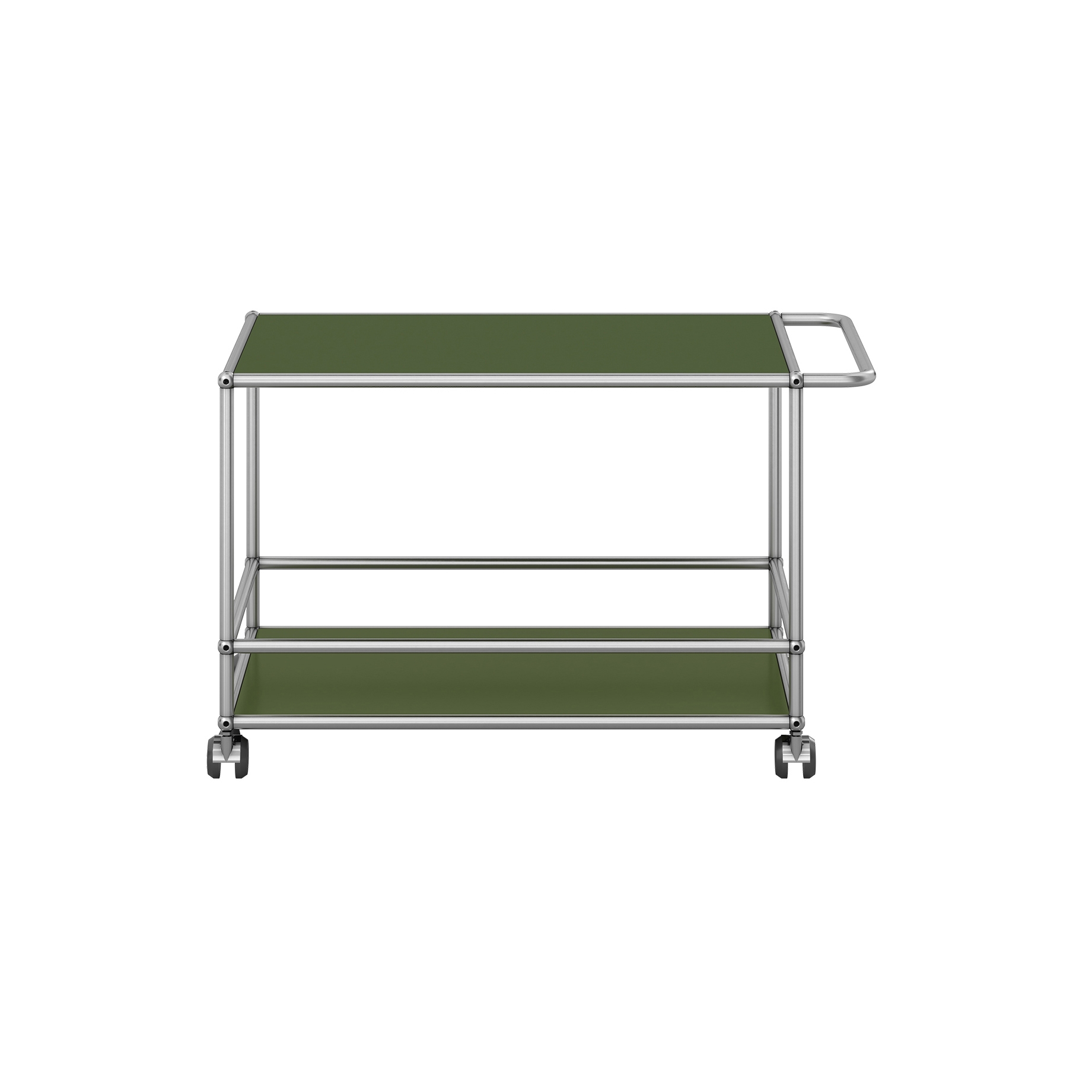Mostra il prodotto USM Haller Serving Cart | USM Matte Silver del produttore USM