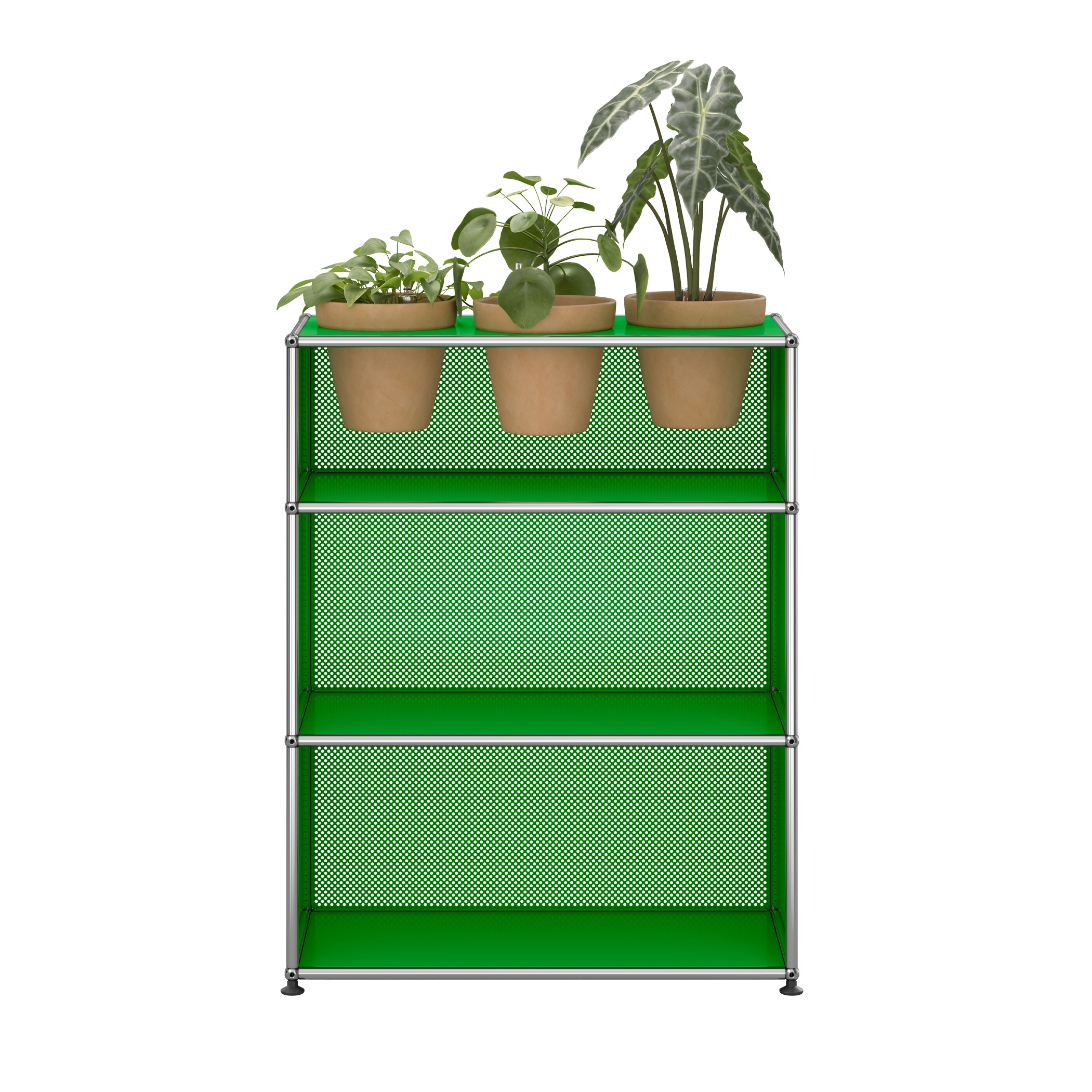 Afficher le produit USM Haller Shelving | USM Green du fabricant USM
