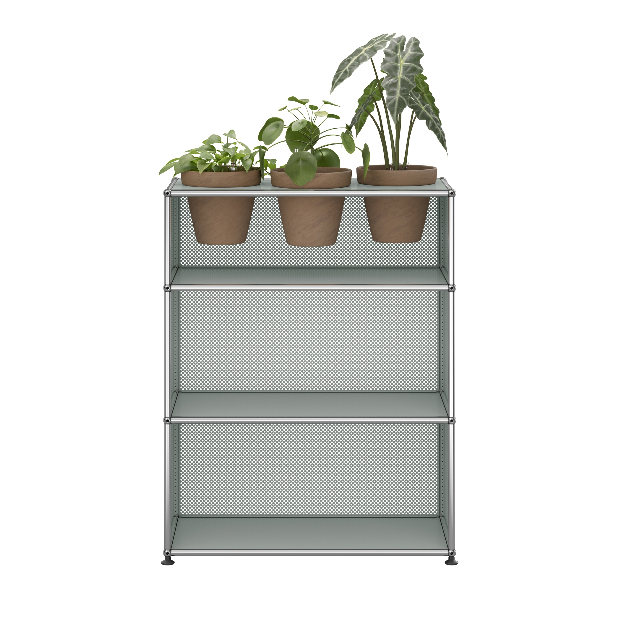 USM Haller Shelving | Light Gray