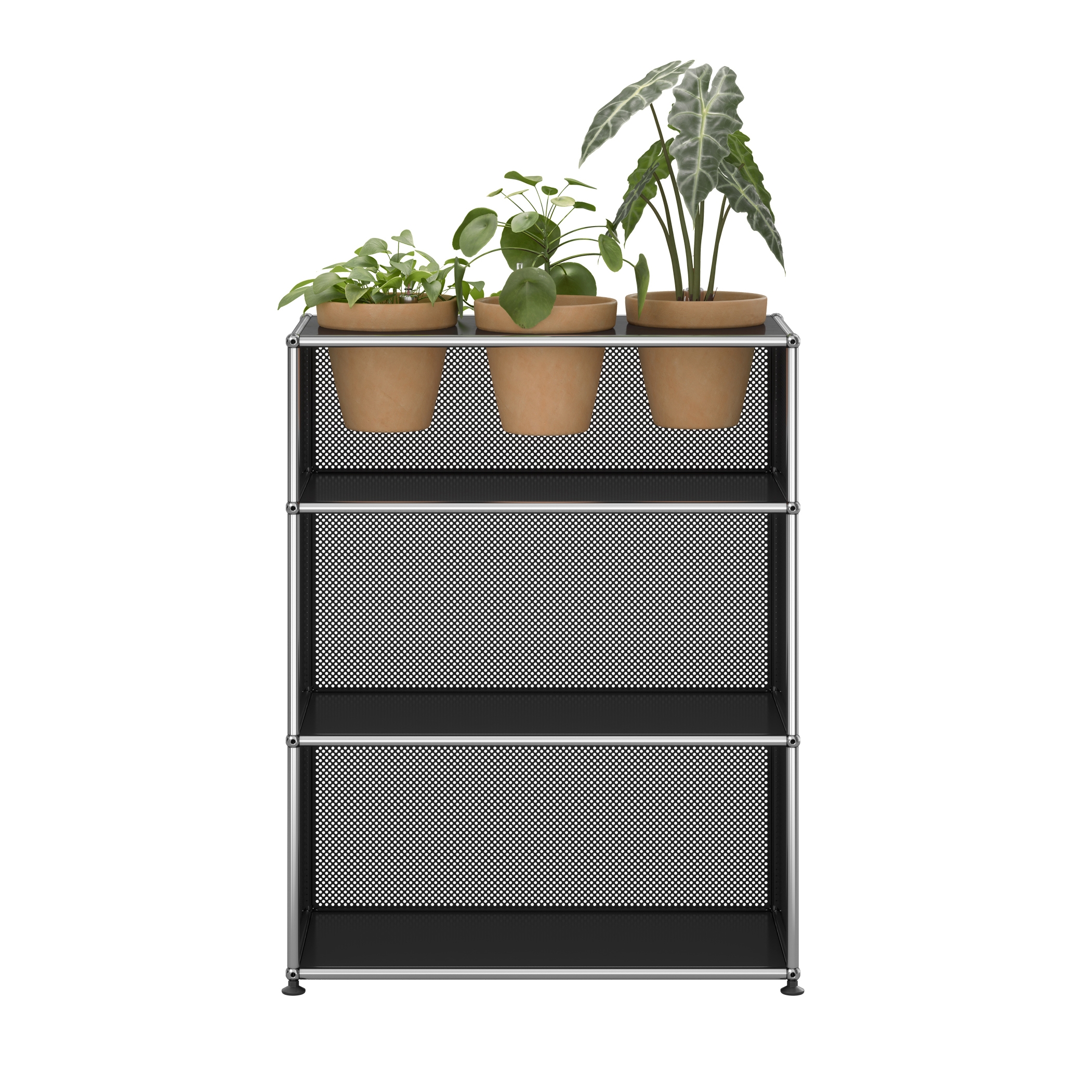 Afficher le produit USM Haller Shelving | Graphite Black du fabricant USM
