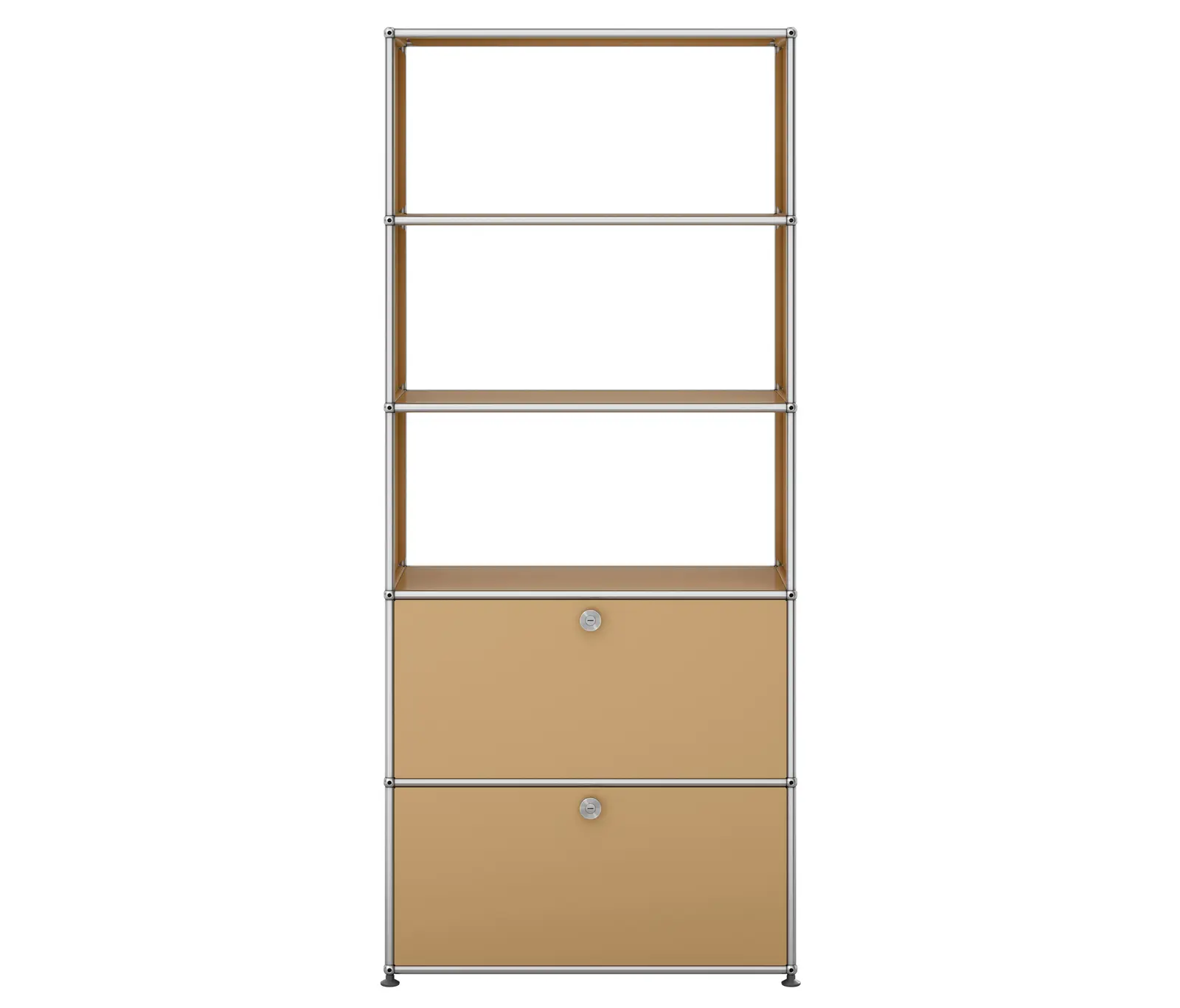 USM Haller ベージュ スチールラック USM HALLER SHELVING | USM BEIGE - Shelving from USM | Architonic