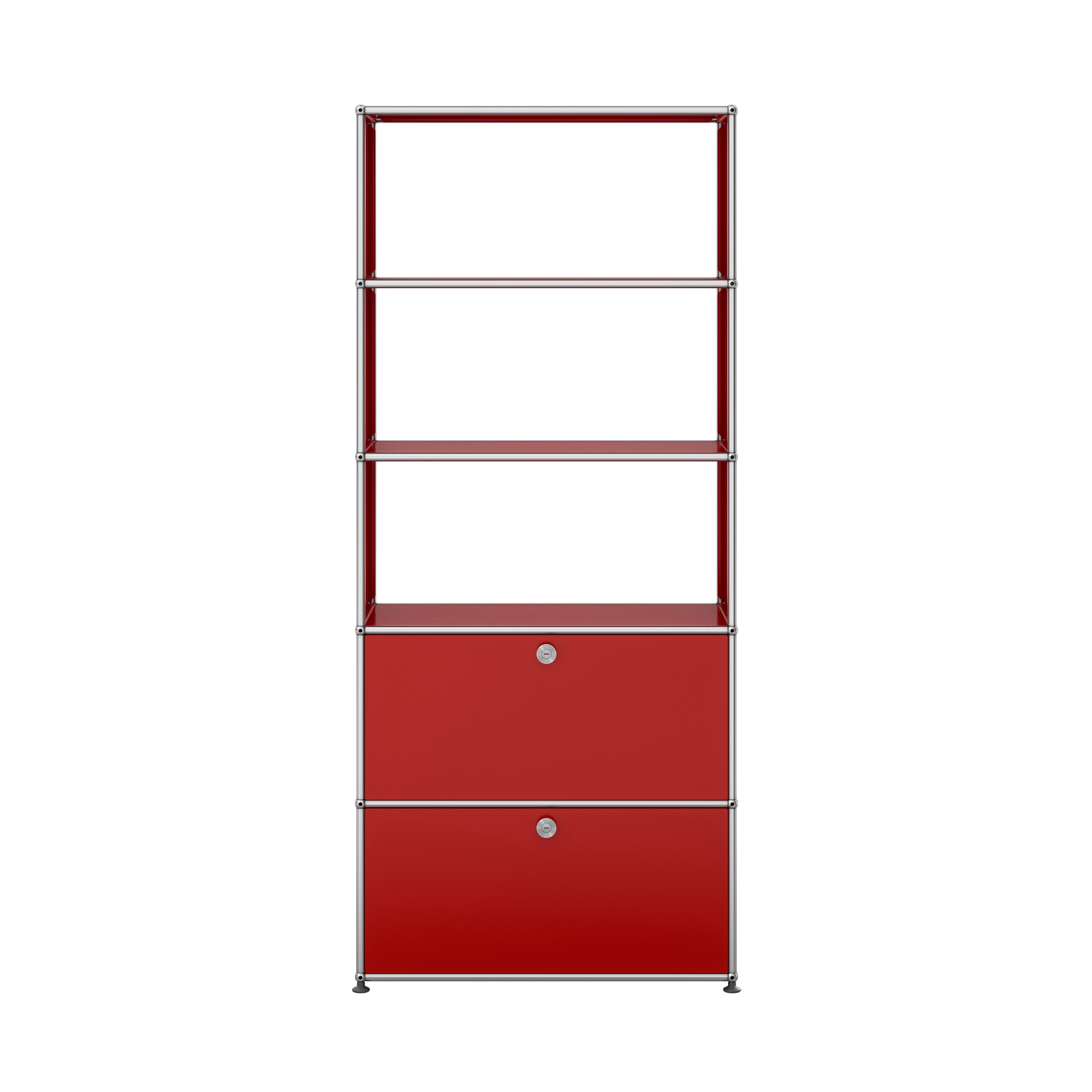 USM Haller Shelving | USM Ruby Red