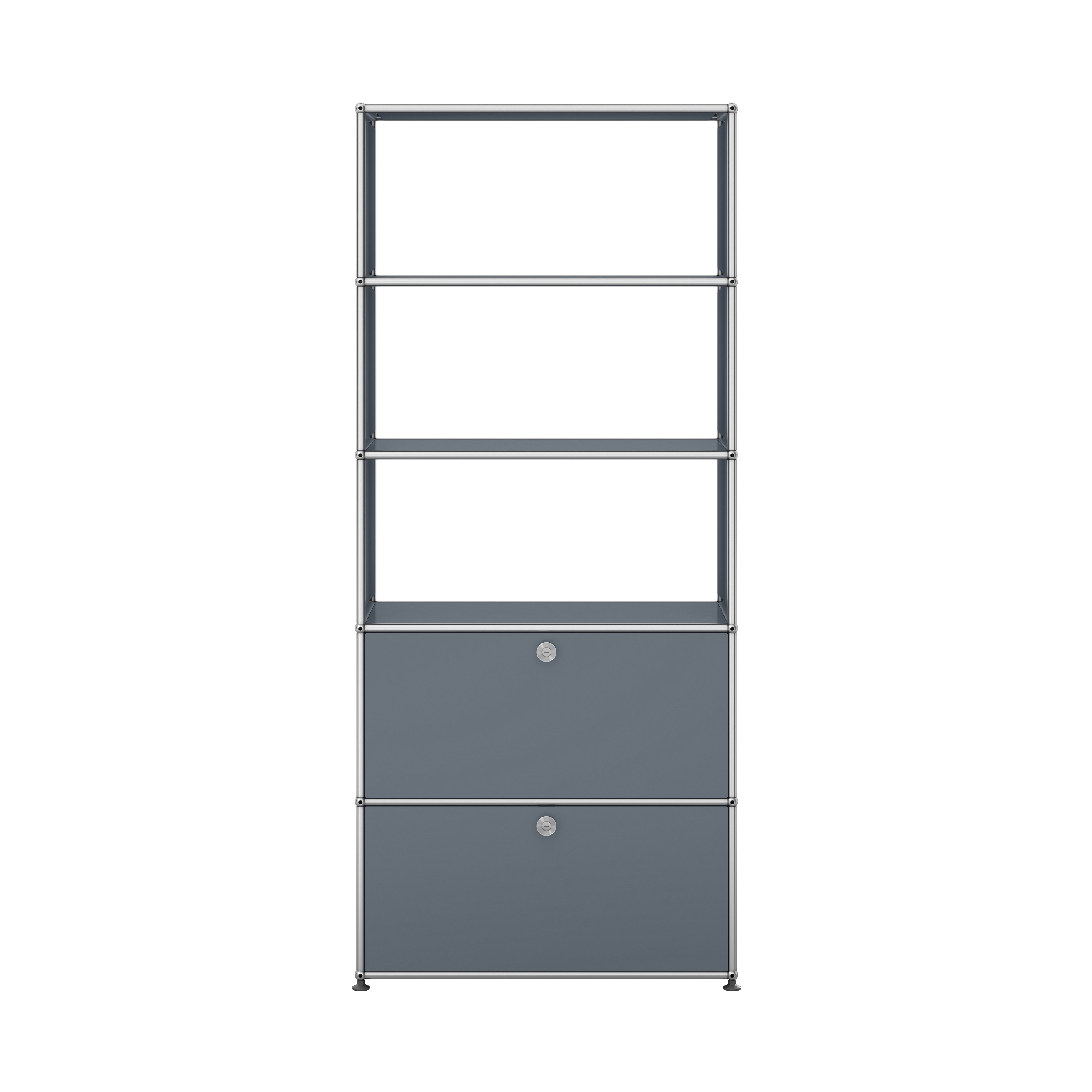 USM Haller Shelving | Mid-gray