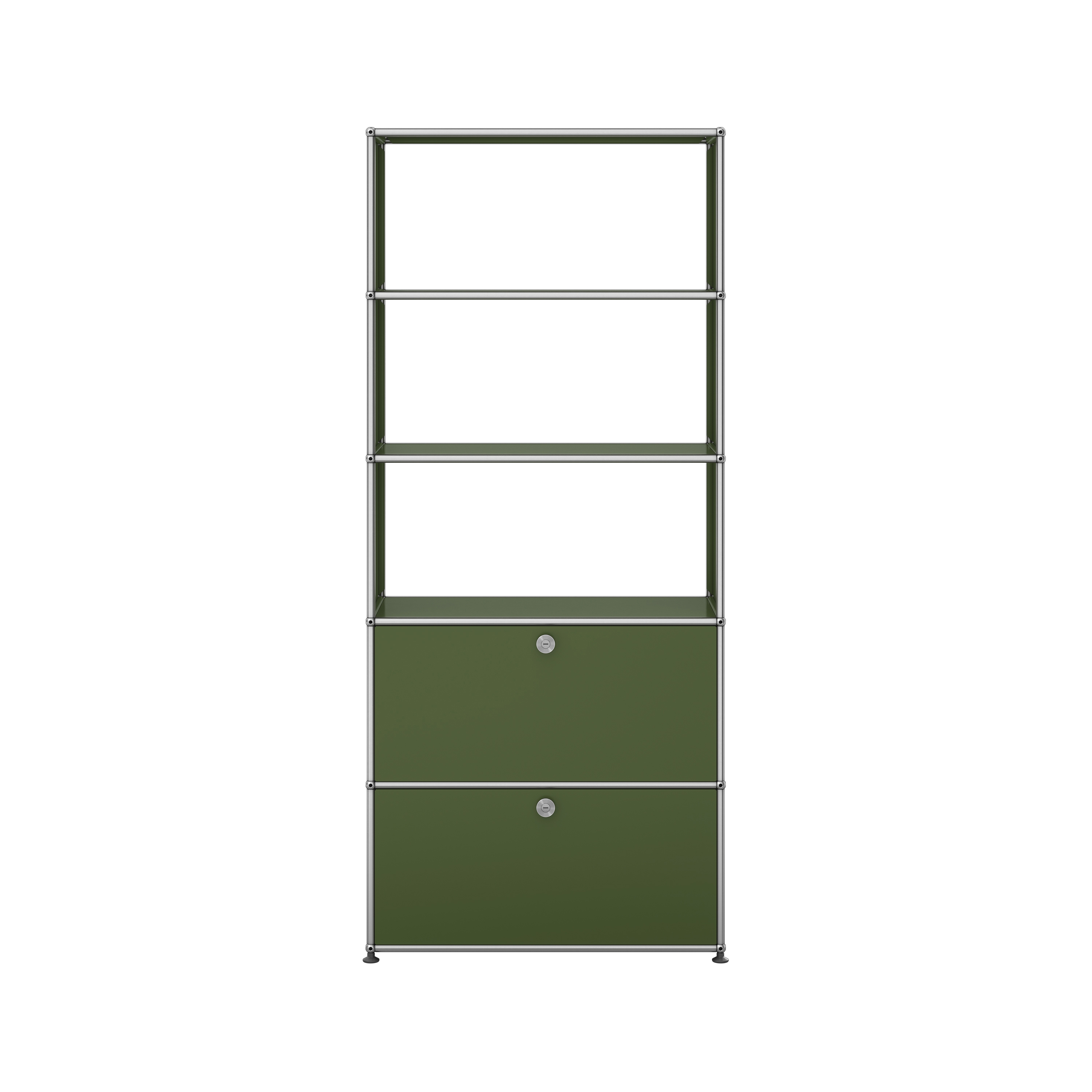USM Haller Shelving | USM Matte Silver