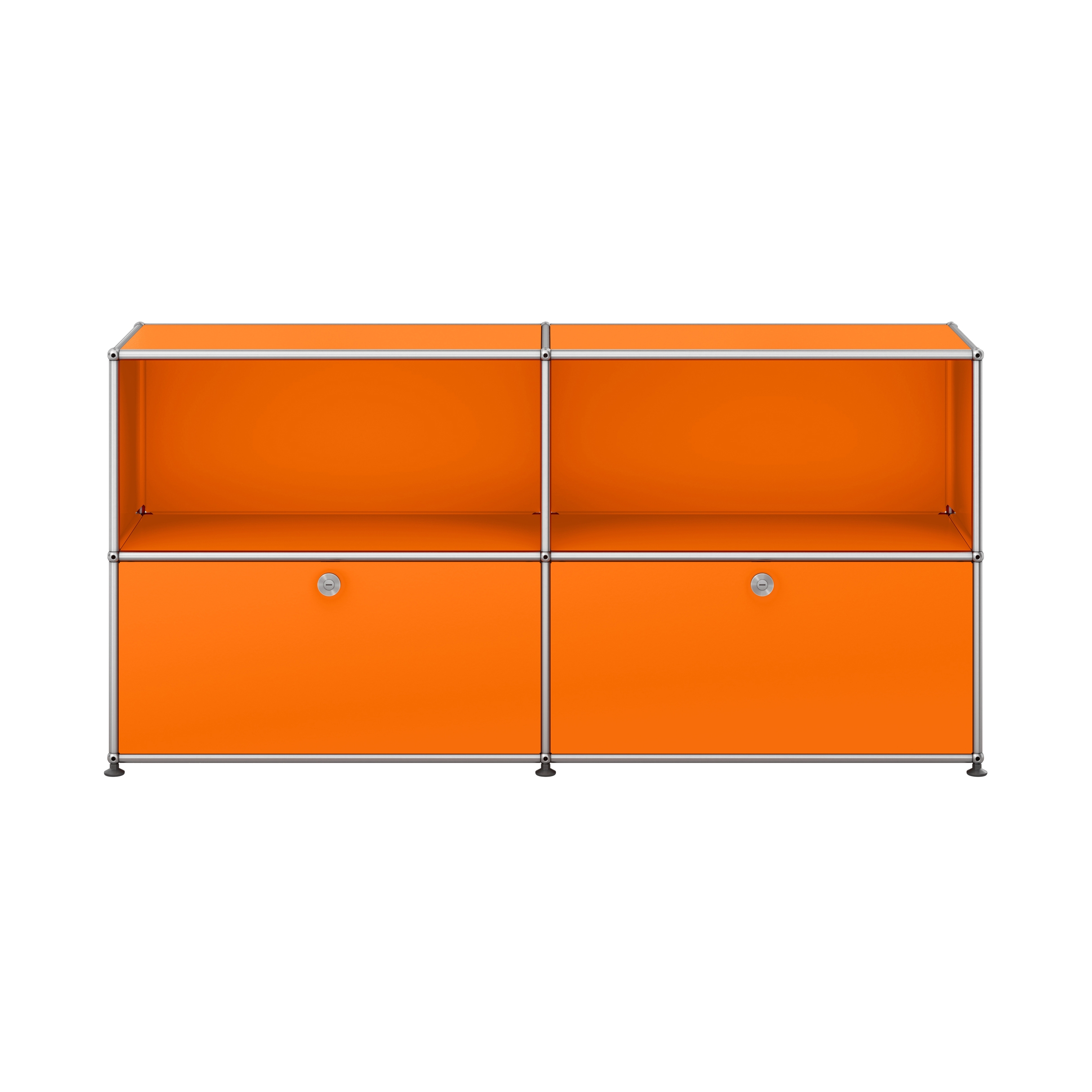 Display product USM Haller Credenza | Pure Orange from manufacturer USM