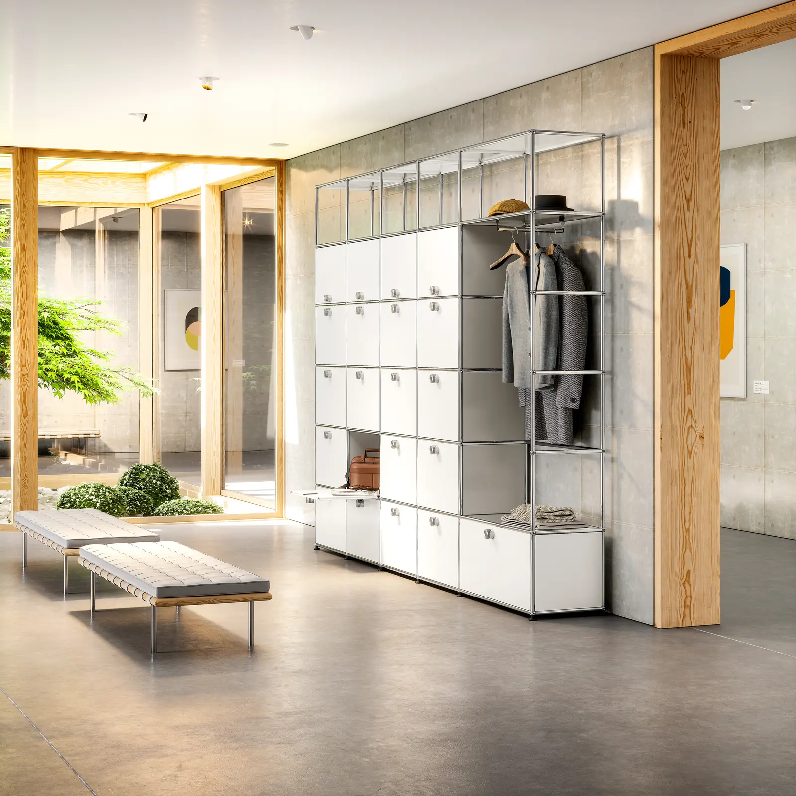 USM HALLER WARDROBE | PURE WHITE - Cabinets from USM | Architonic