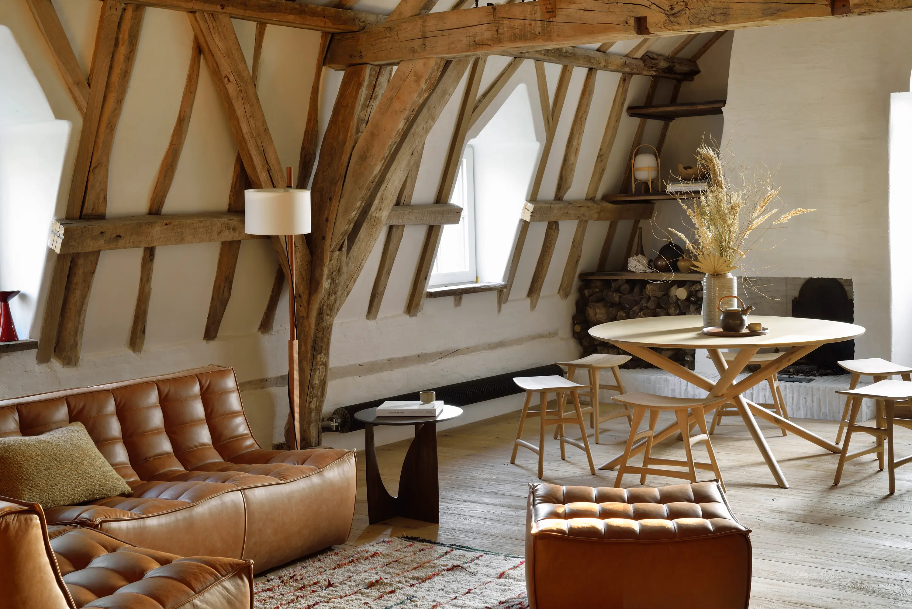 Ethnicraft - N701 | Sofa - 2 seater - blue