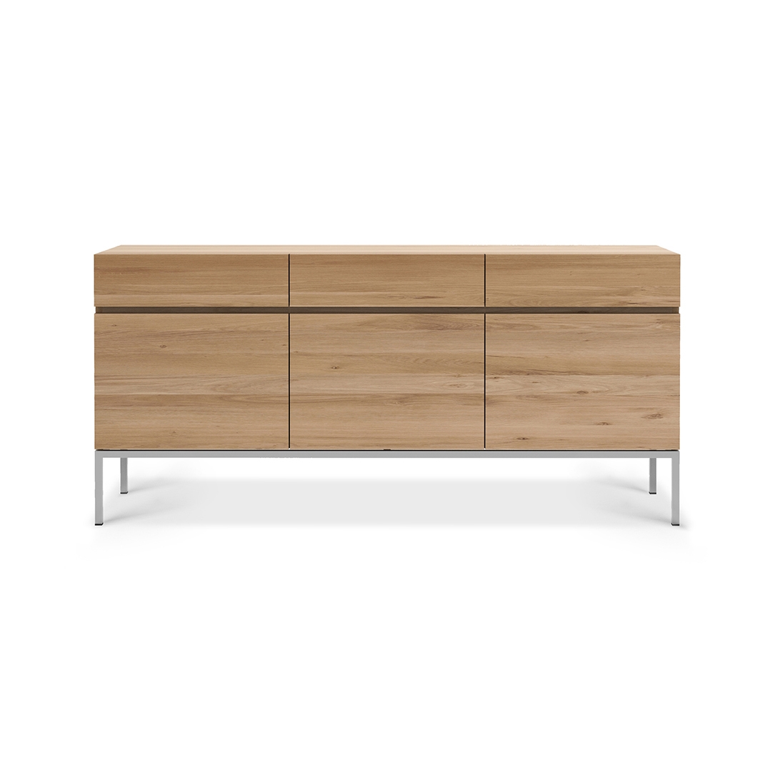 Ligna | Oak sideboard - 3 doors - 3 drawers