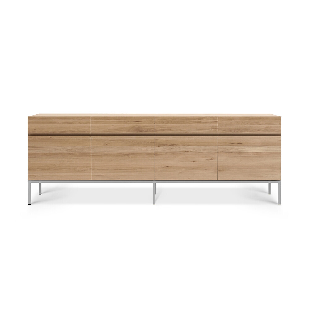 Vertoon produk Ligna | Oak sideboard - 4 doors - 4 drawers van vervaardiger Ethnicraft