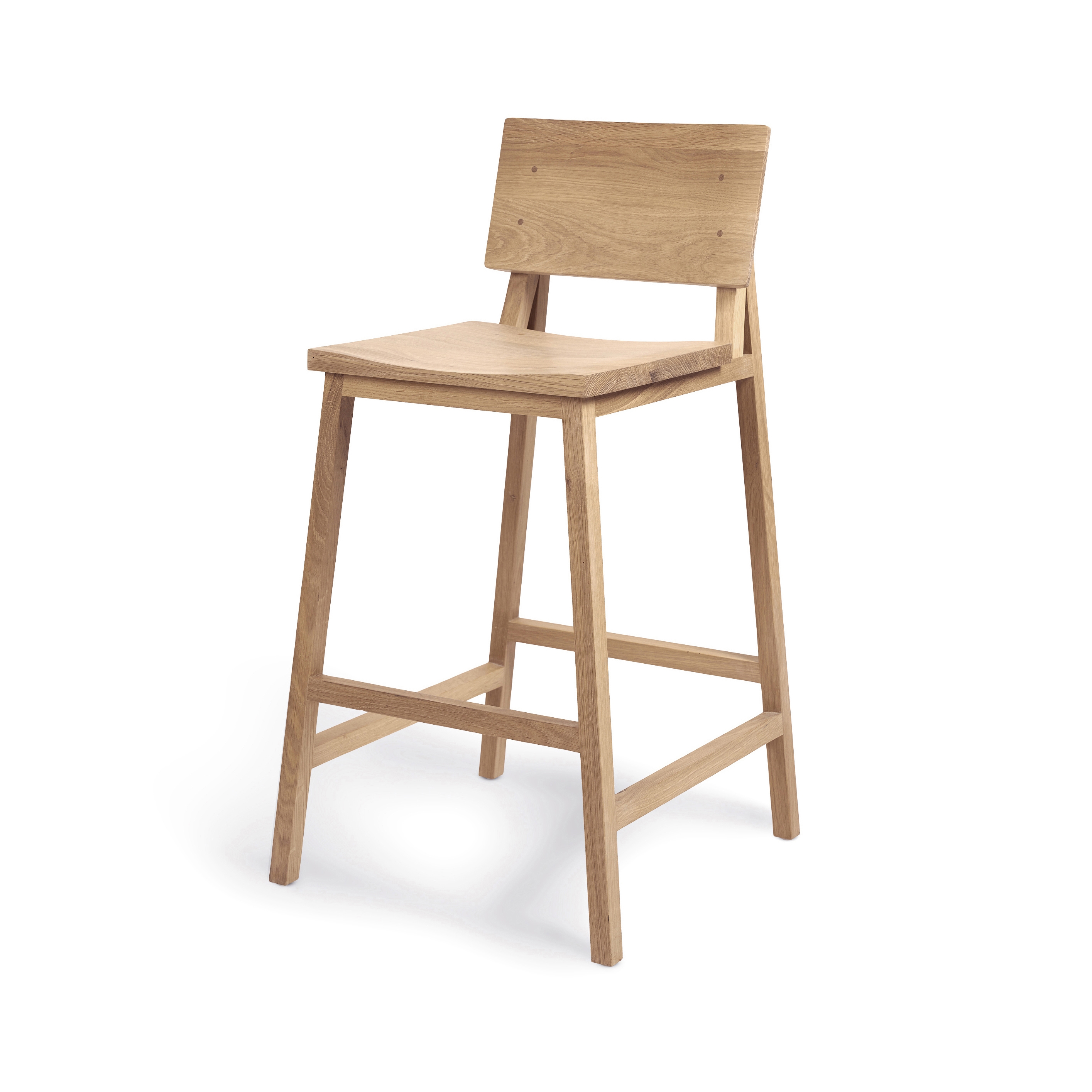 Mostra il prodotto N3 | Oak kitchen counter stool del produttore Ethnicraft