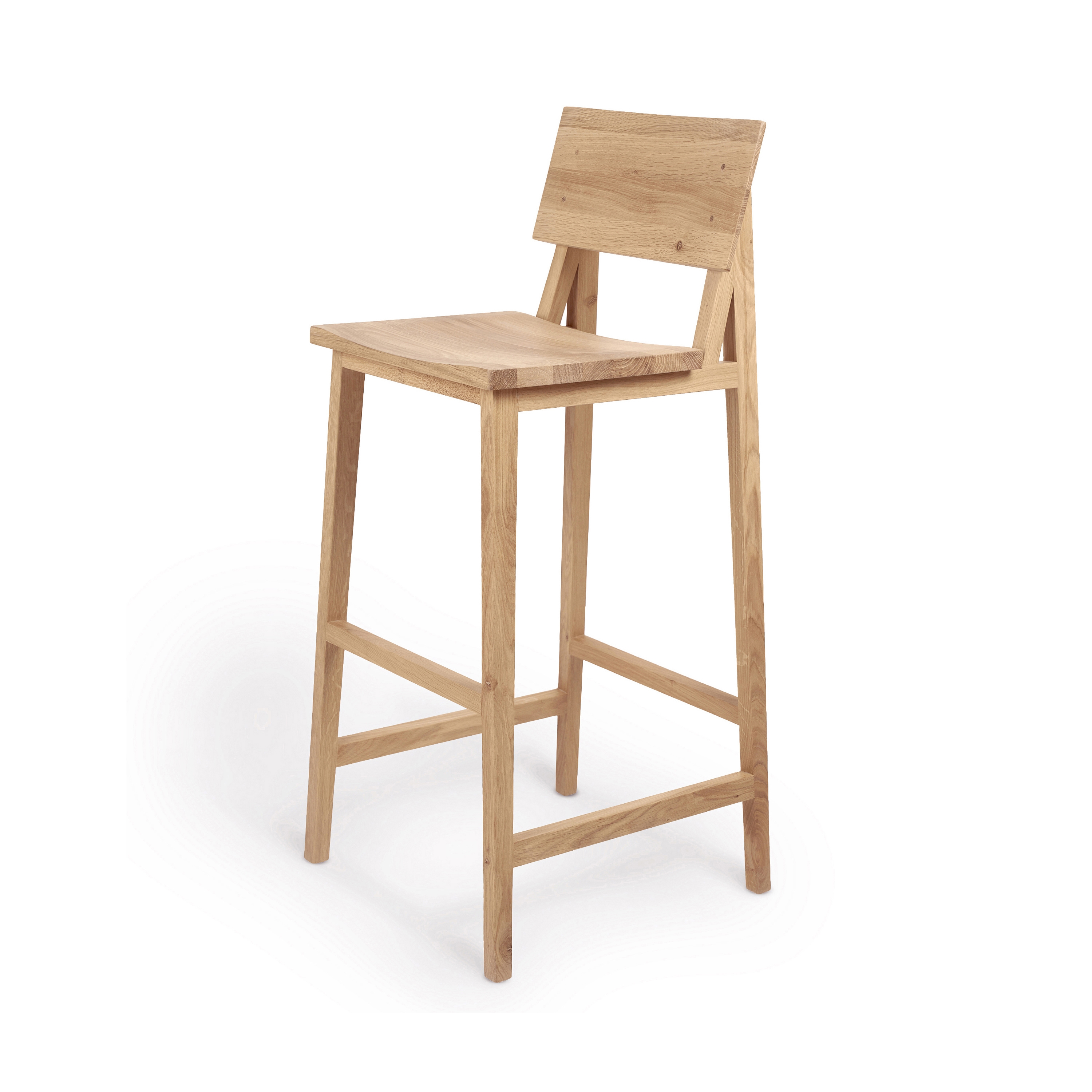 Mostra il prodotto N4 | Oak bar stool del produttore Ethnicraft