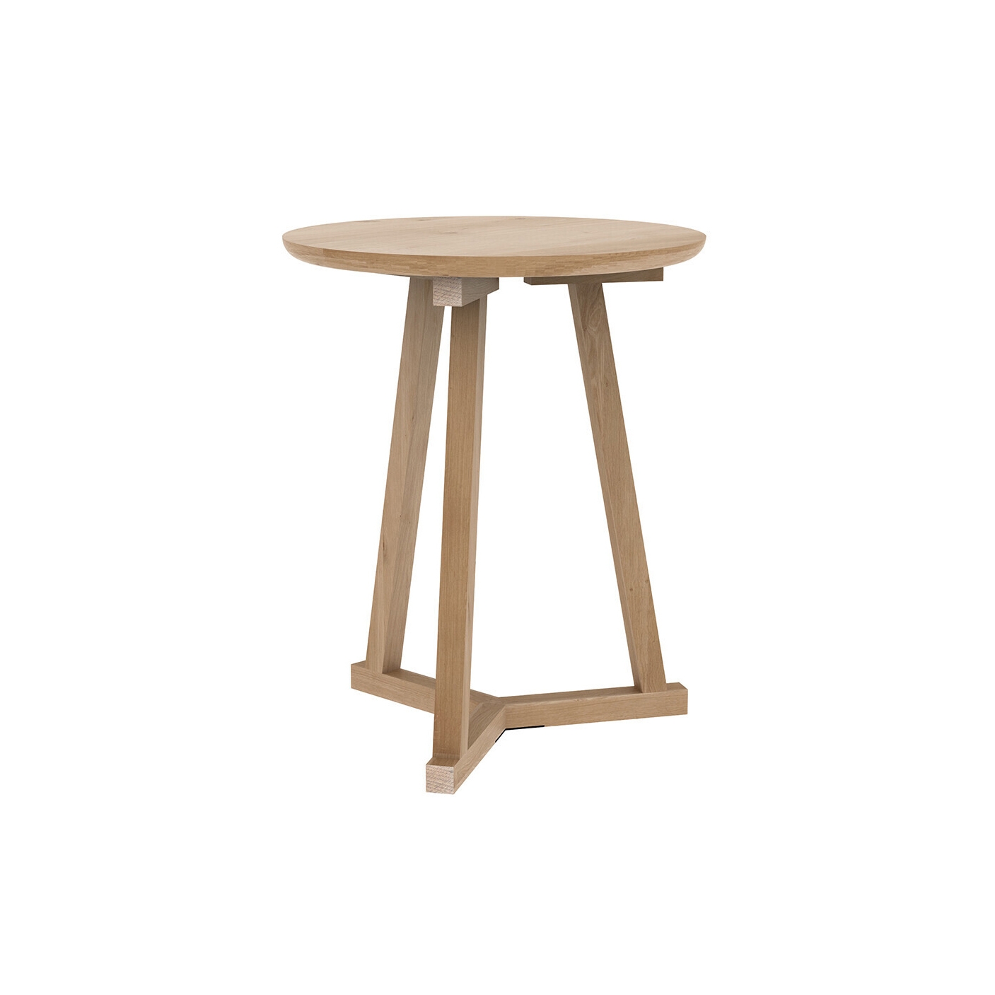 Tripod | Oak side table - varnished