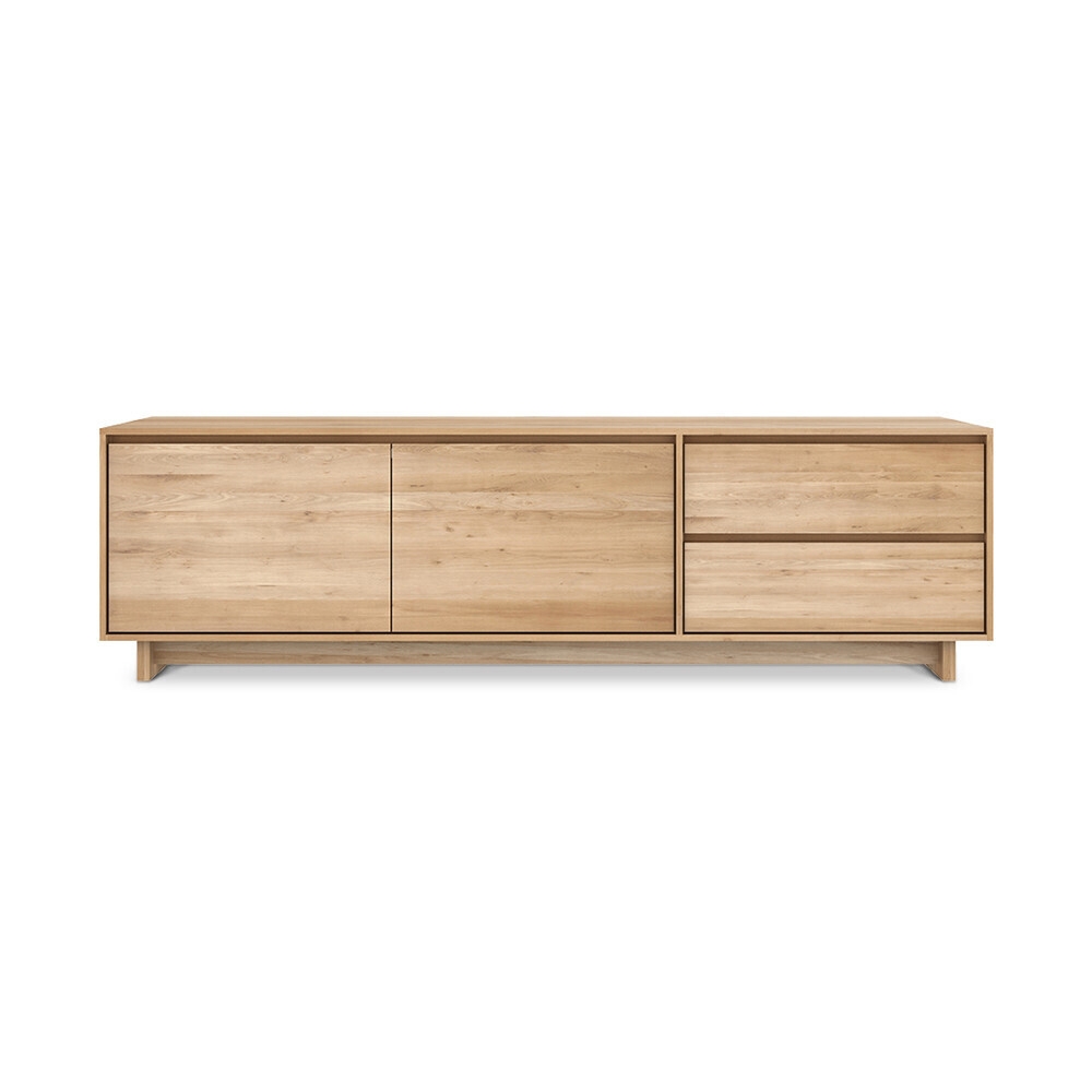 Produkt Wave | Oak TV cupboard - 2 doors - 1 flip-down door - 1 drawer des Herstellers Ethnicraft anzeigen