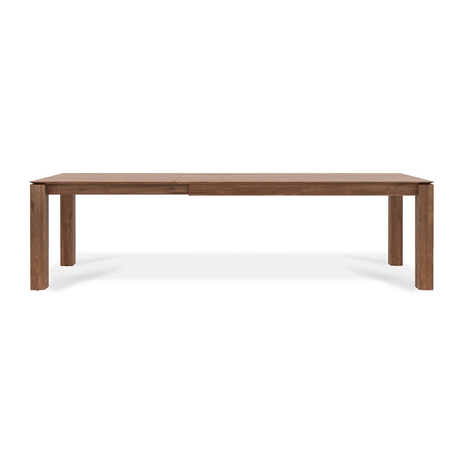 Display product Slice | Teak extendable dining table - legs 10 x 10 cm from manufacturer Ethnicraft