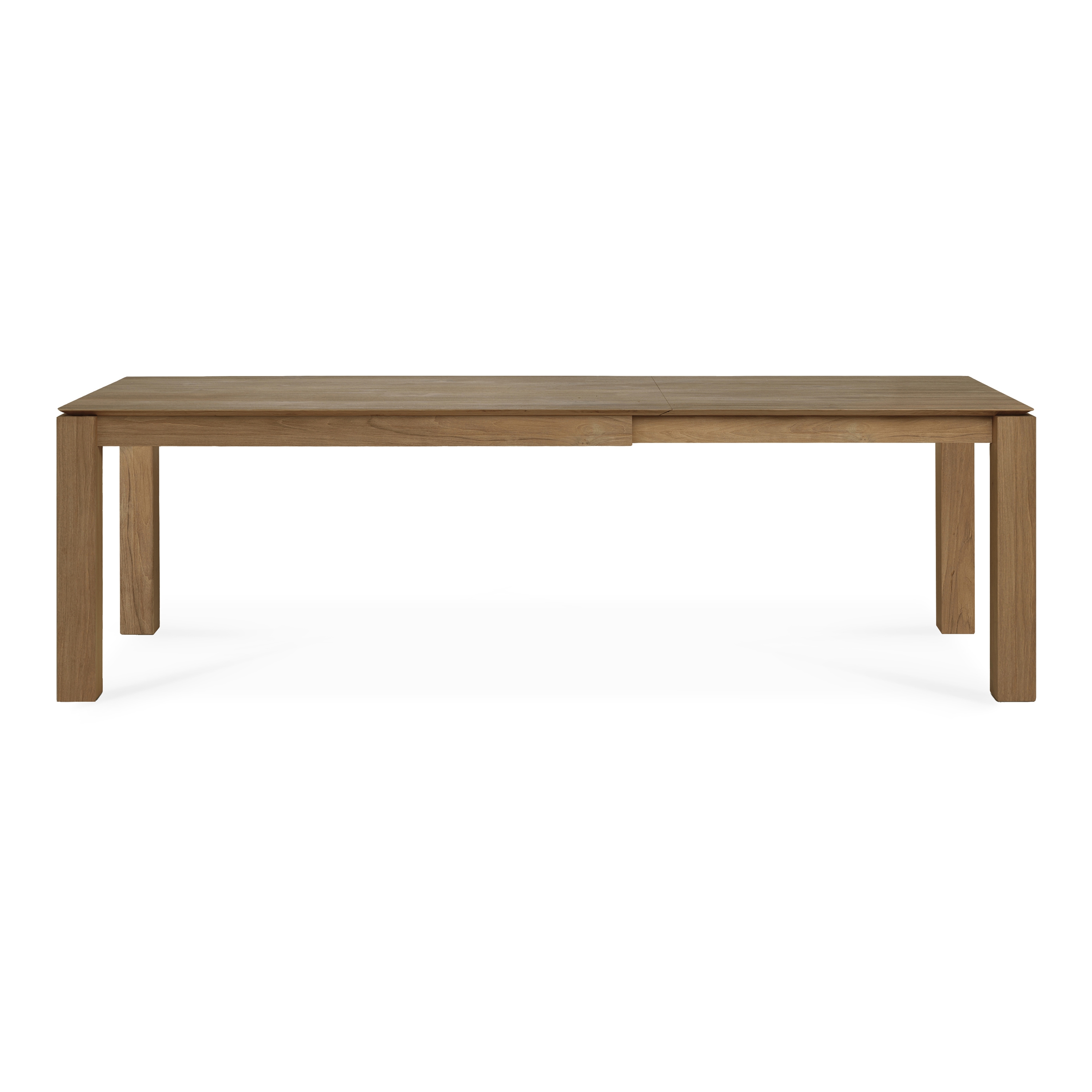 Display product Slice | Teak extendable dining table - legs 10 x 10 cm from manufacturer Ethnicraft