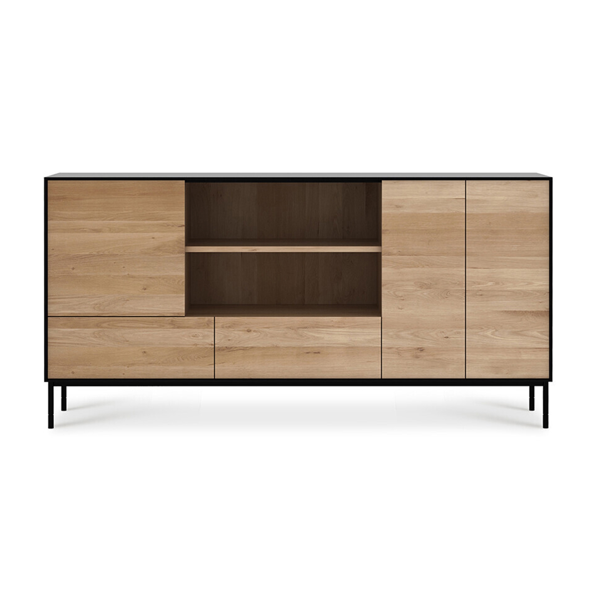 Mostra il prodotto Blackbird | Oak sideboard - 3 doors - 2 drawers - varnished del produttore Ethnicraft