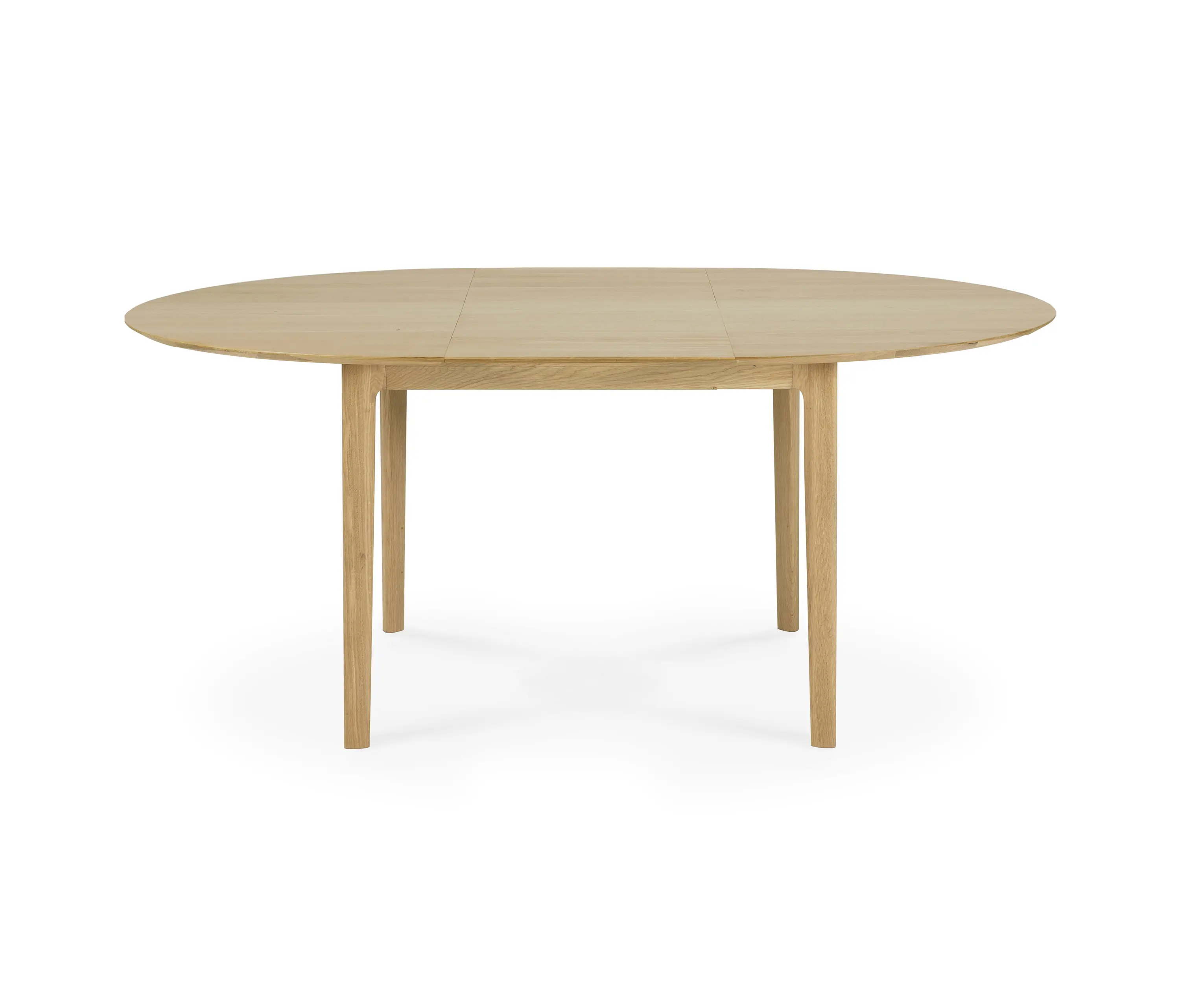 Ethnicraft - Bok | Oak round extendable dining table