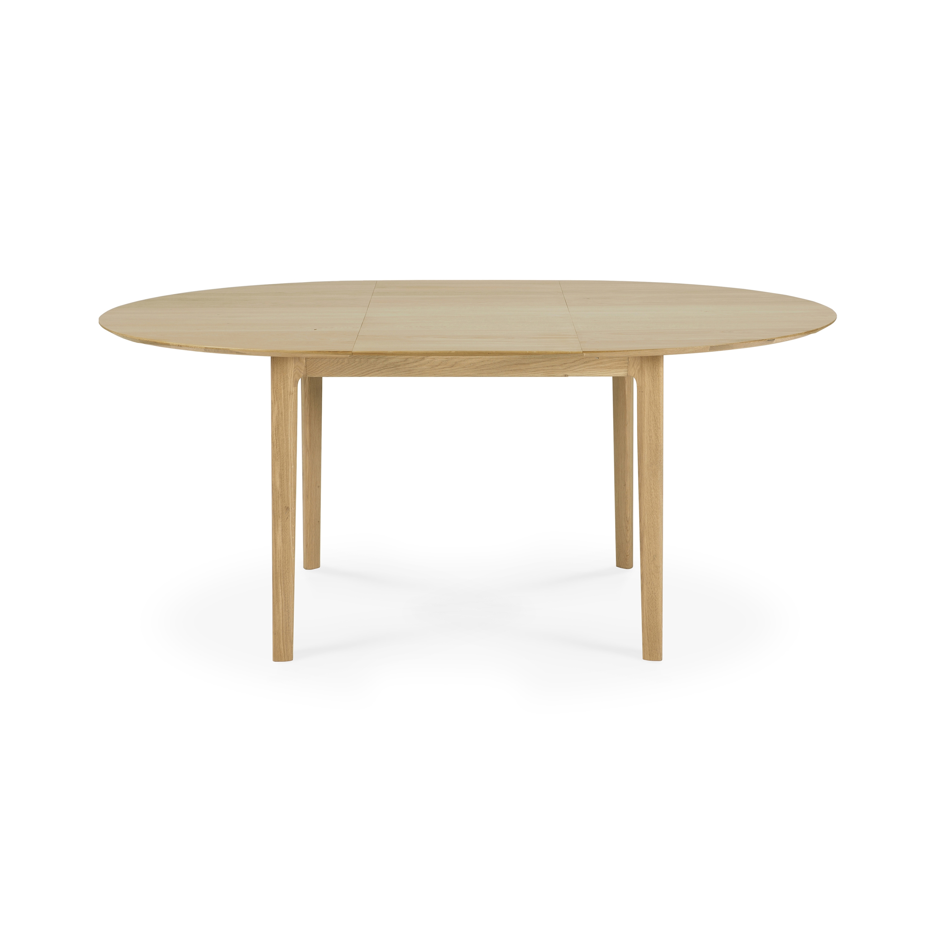 Display product Bok | Oak round extendable dining table from manufacturer Ethnicraft