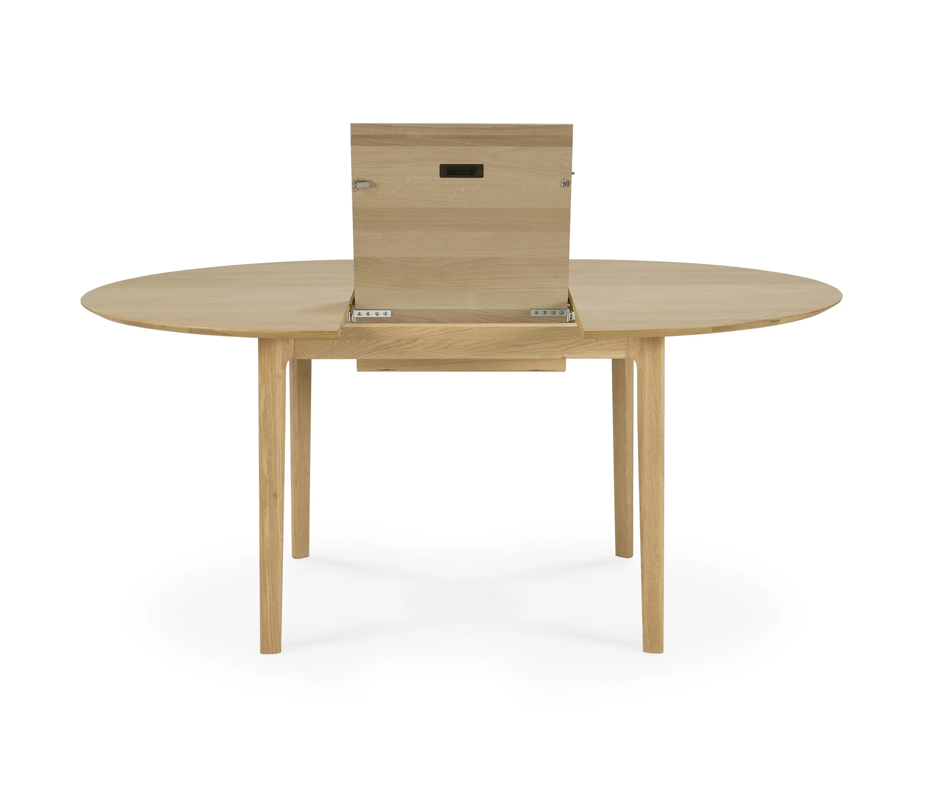 Ethnicraft - Bok | Oak round extendable dining table