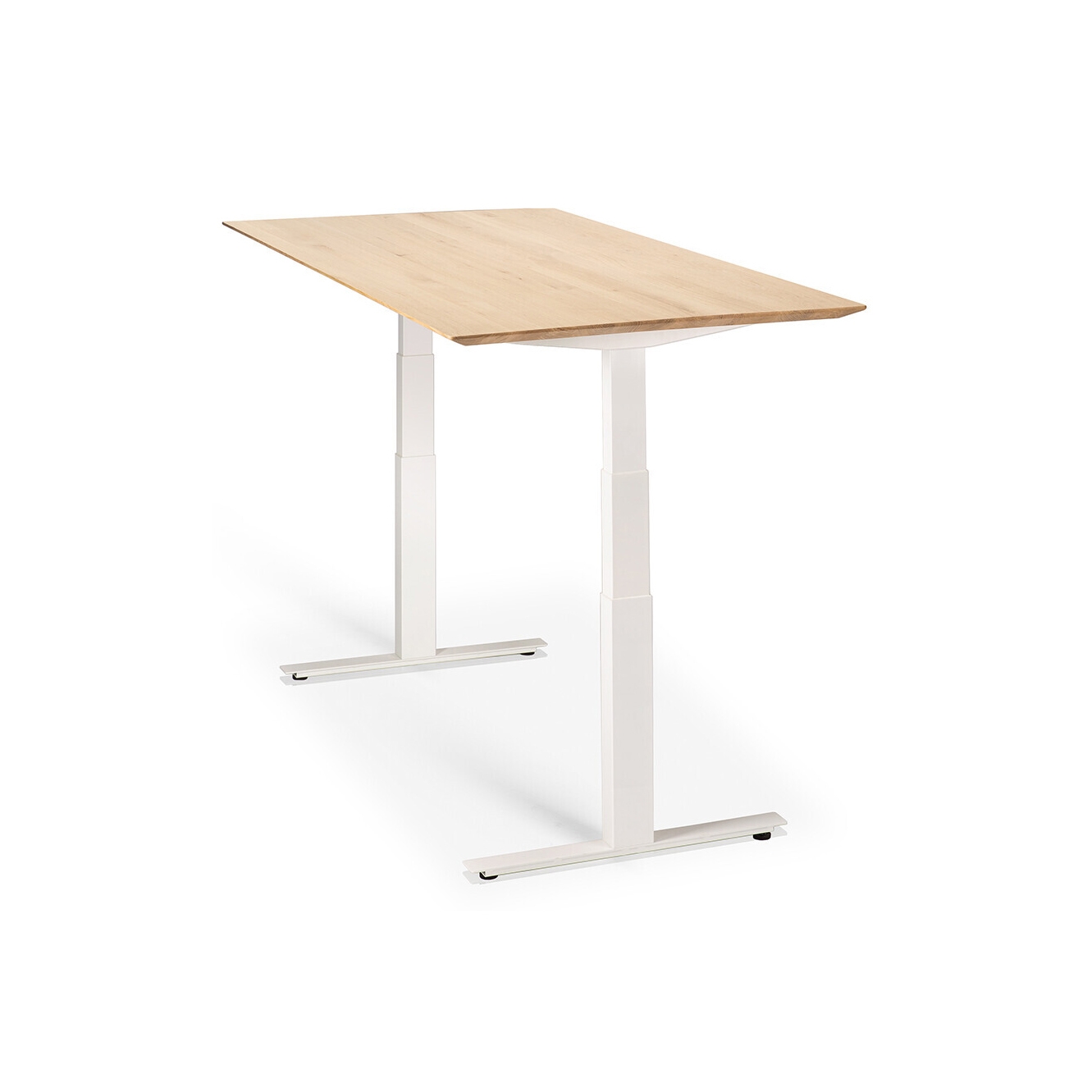 Bok | Oak adjustable desk - table top - varnished