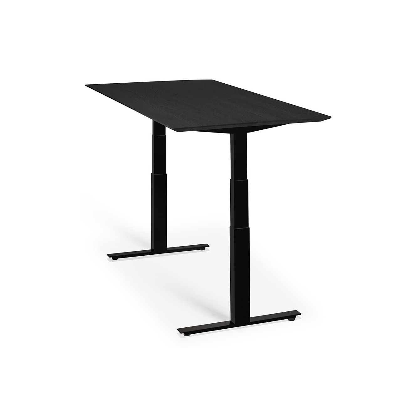 Produkt Bok | Oak black adjustable desk - table top - varnished des Herstellers Ethnicraft anzeigen
