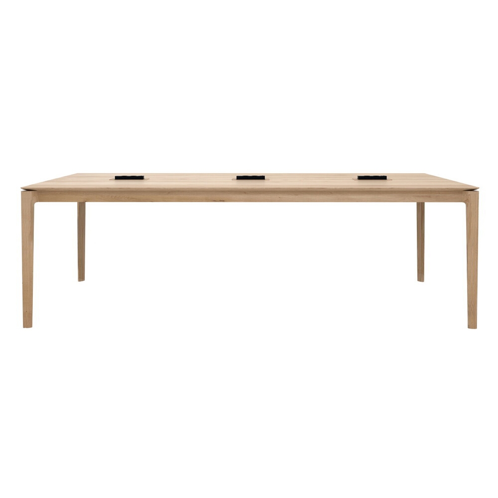 Bok | Oak cowork desk - CEE7/5 (FR, BE, PL, CZ, …) - varnished