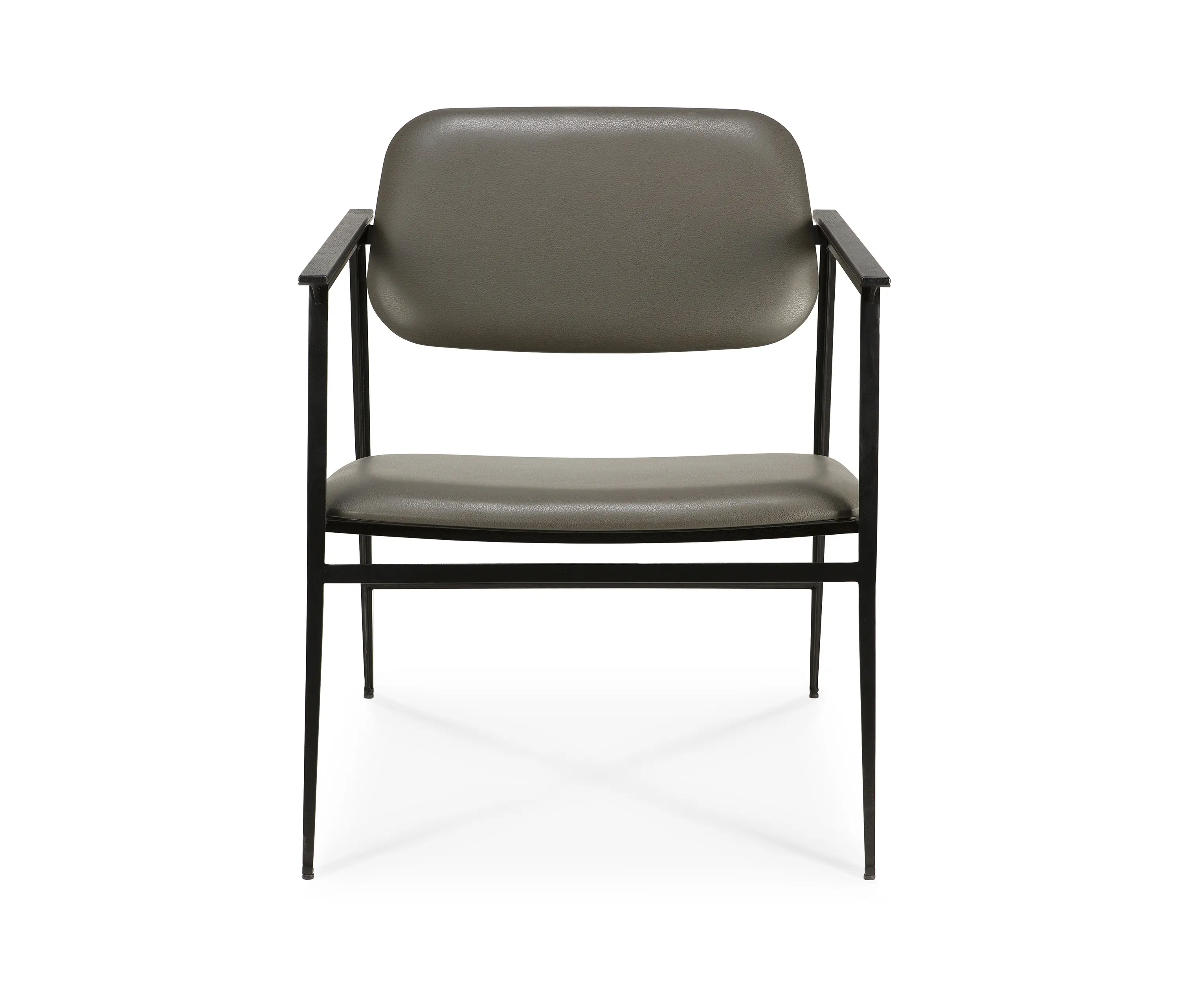 Ethnicraft - DC | Lounge chair - olive green leather