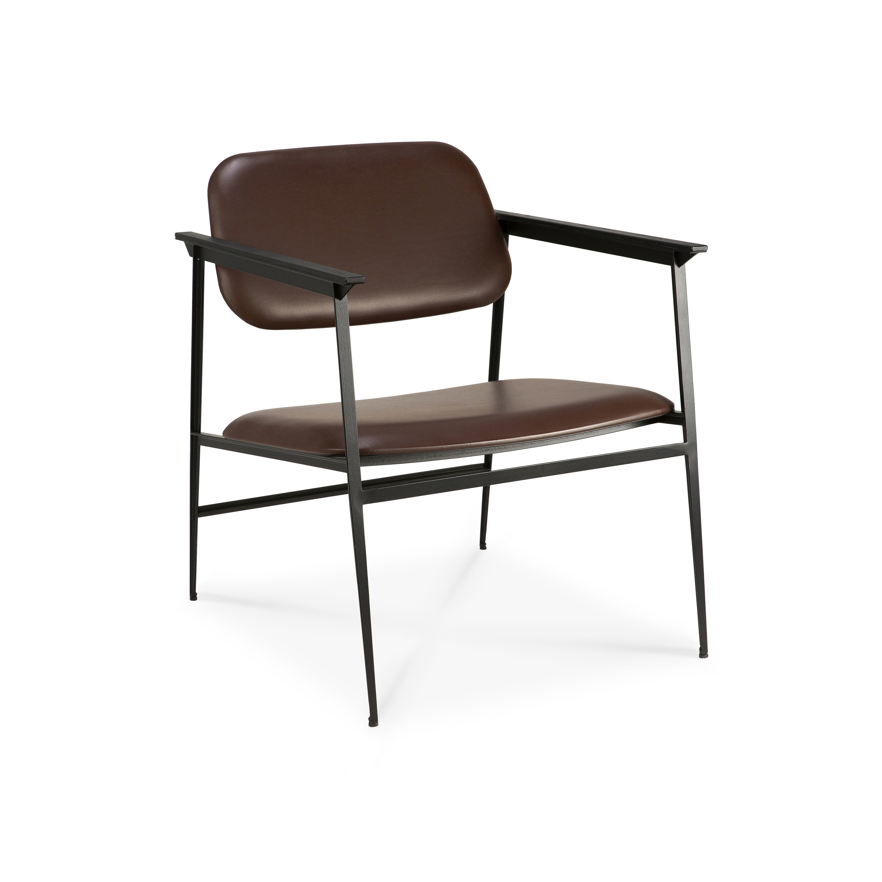 DC | Lounge chair - chocolate leather