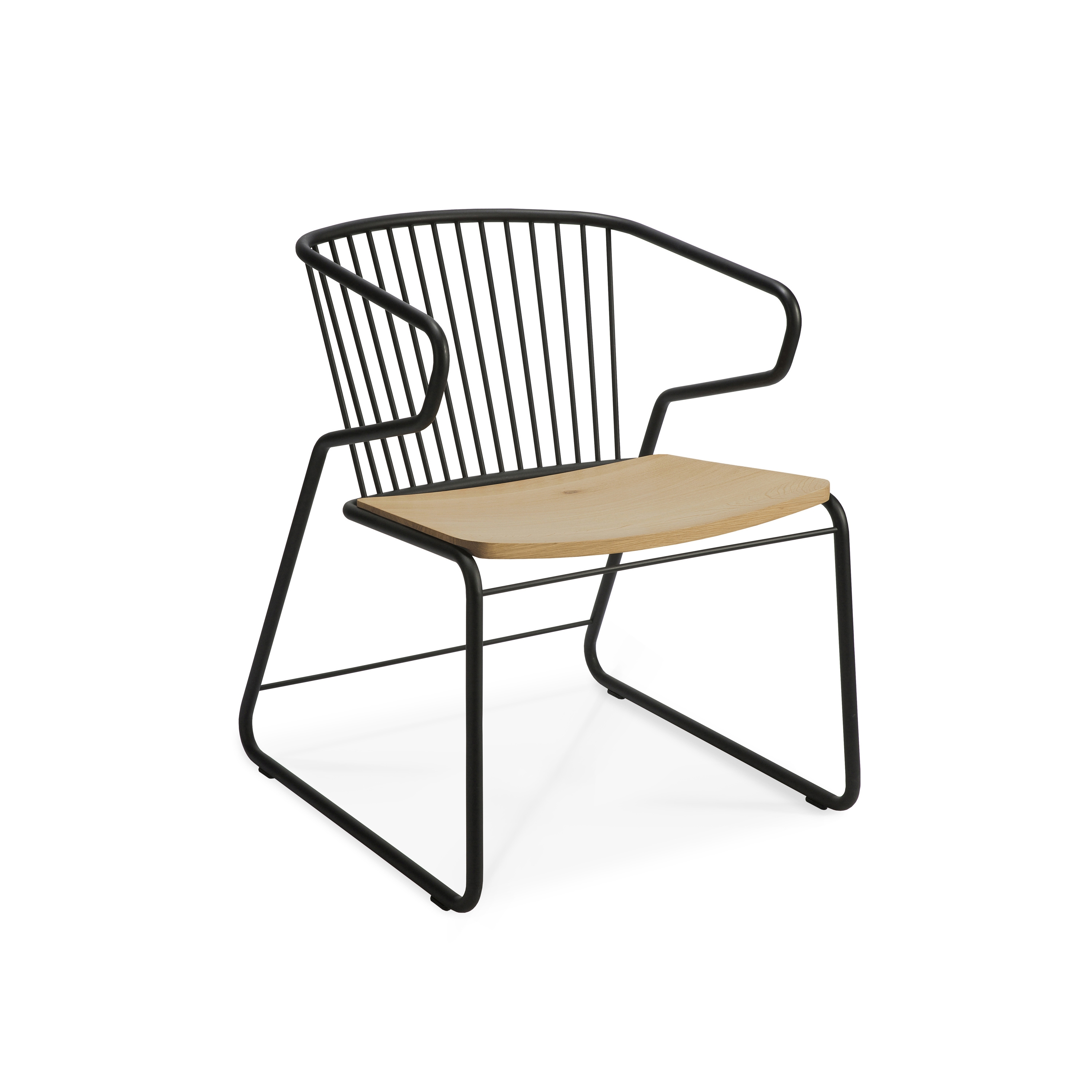 Mostrar el producto Gabbia | Oak lounge chair del fabricante Ethnicraft