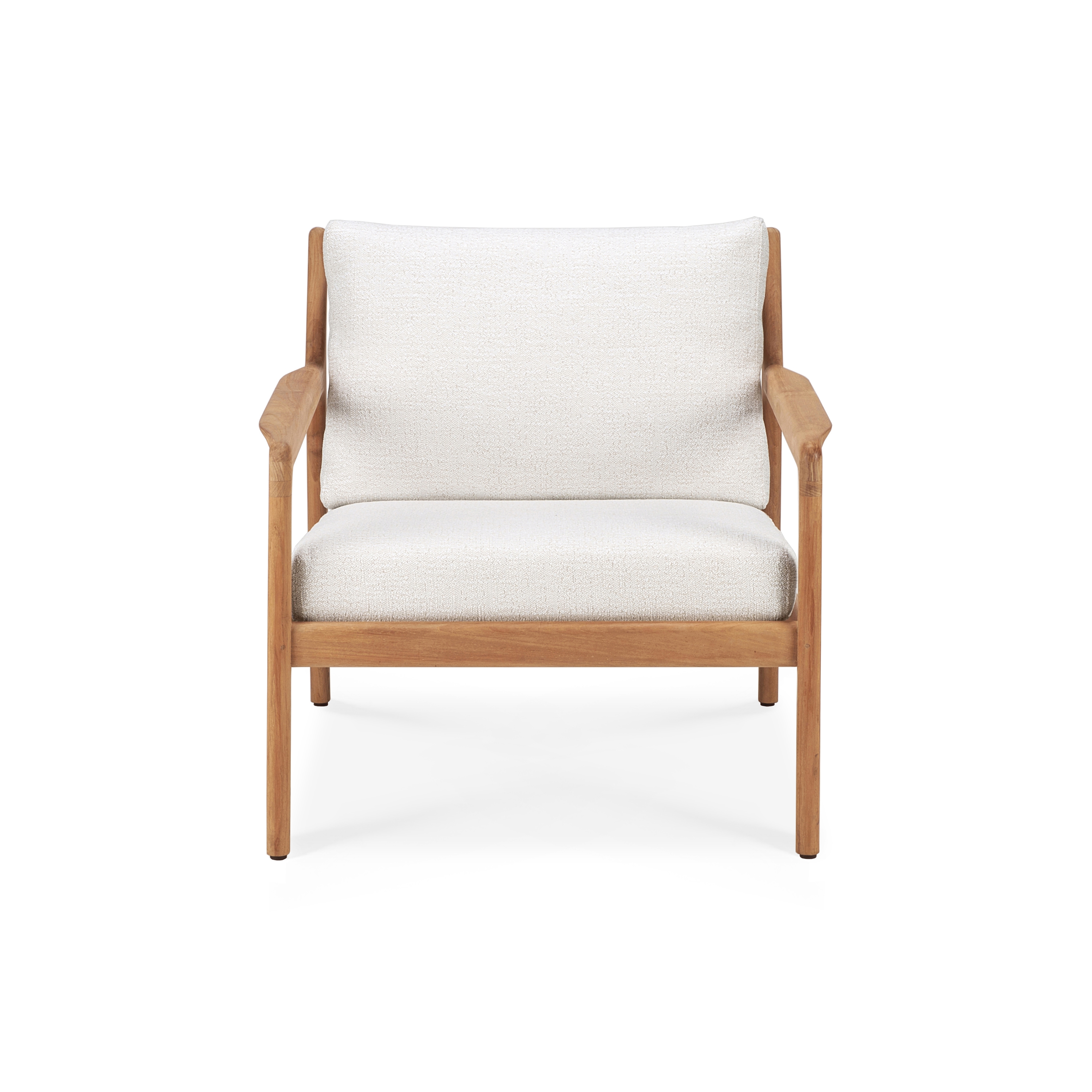 Jack | Teak outdoor lounge chair - off white