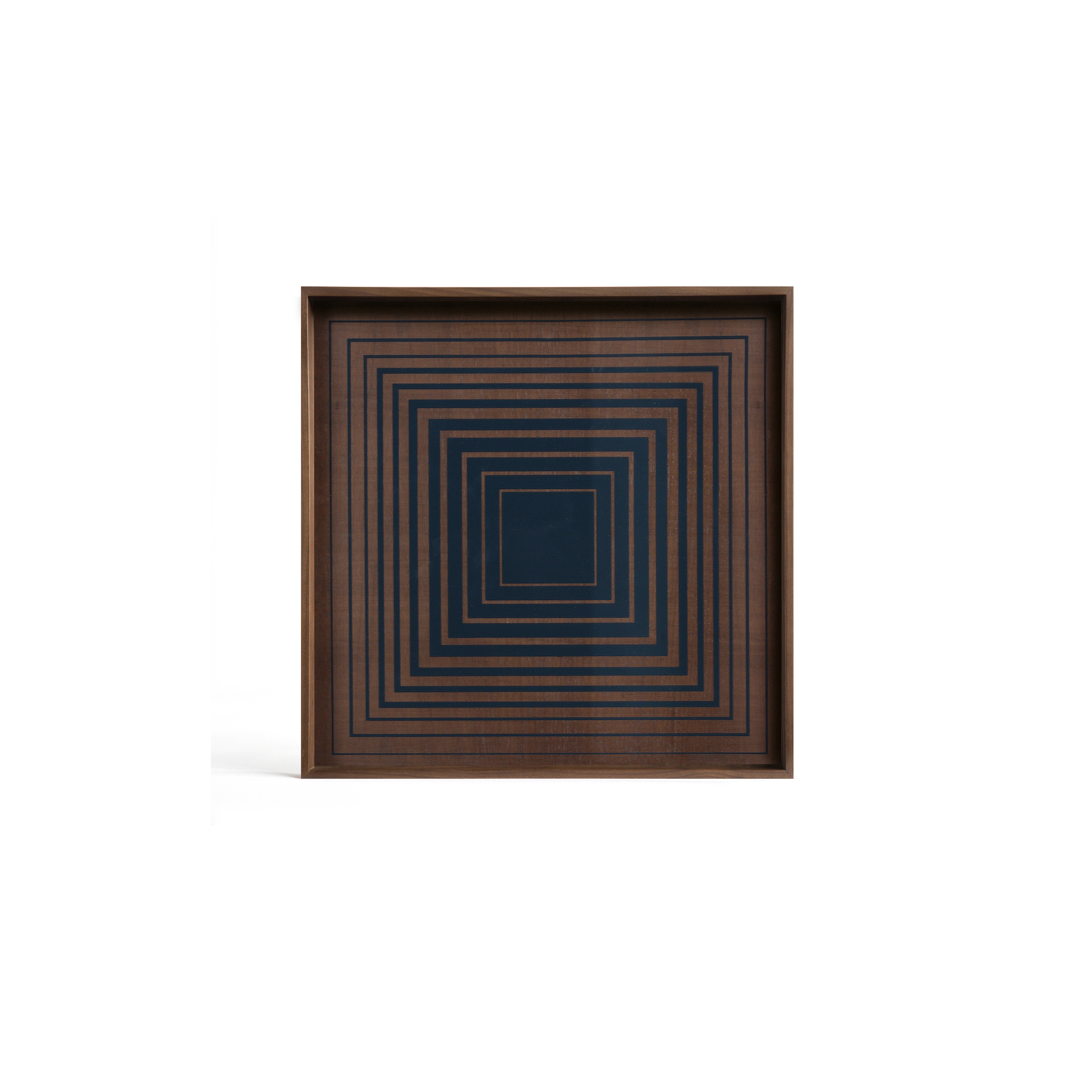 Linear Flow tray collection | Ink Square glass tray - square - S
