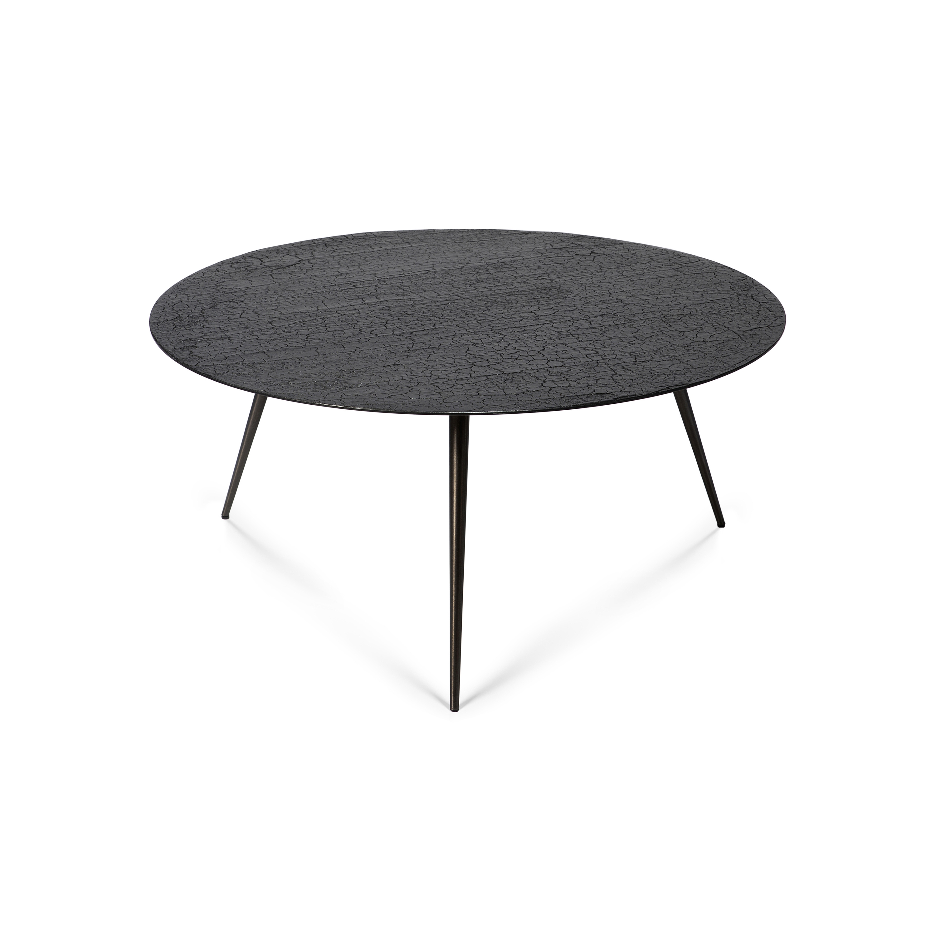 Display product Luna | Coffee table - lava - black from manufacturer Ethnicraft