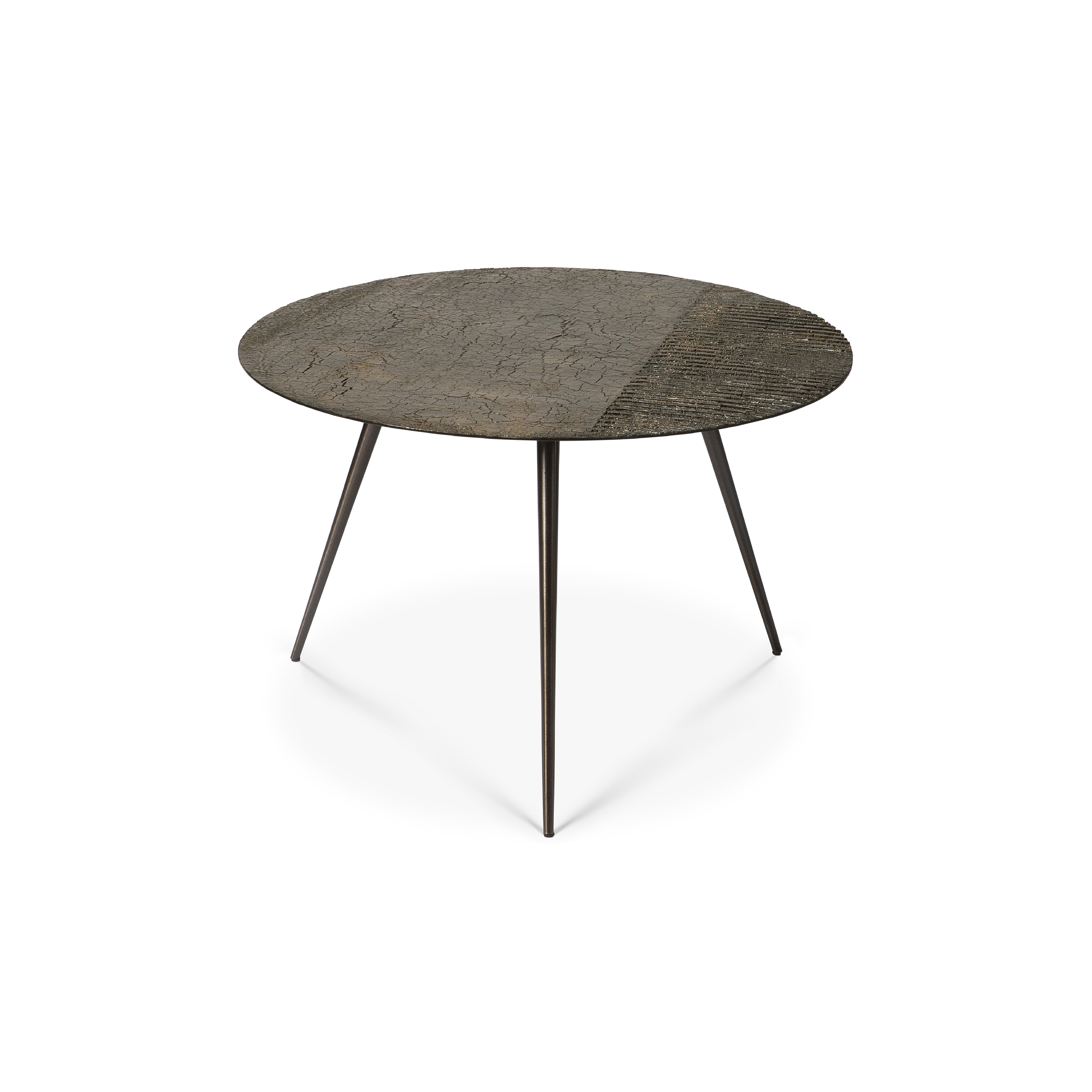 Vertoon produk Luna | Coffee table - lava linear - whisky van vervaardiger Ethnicraft