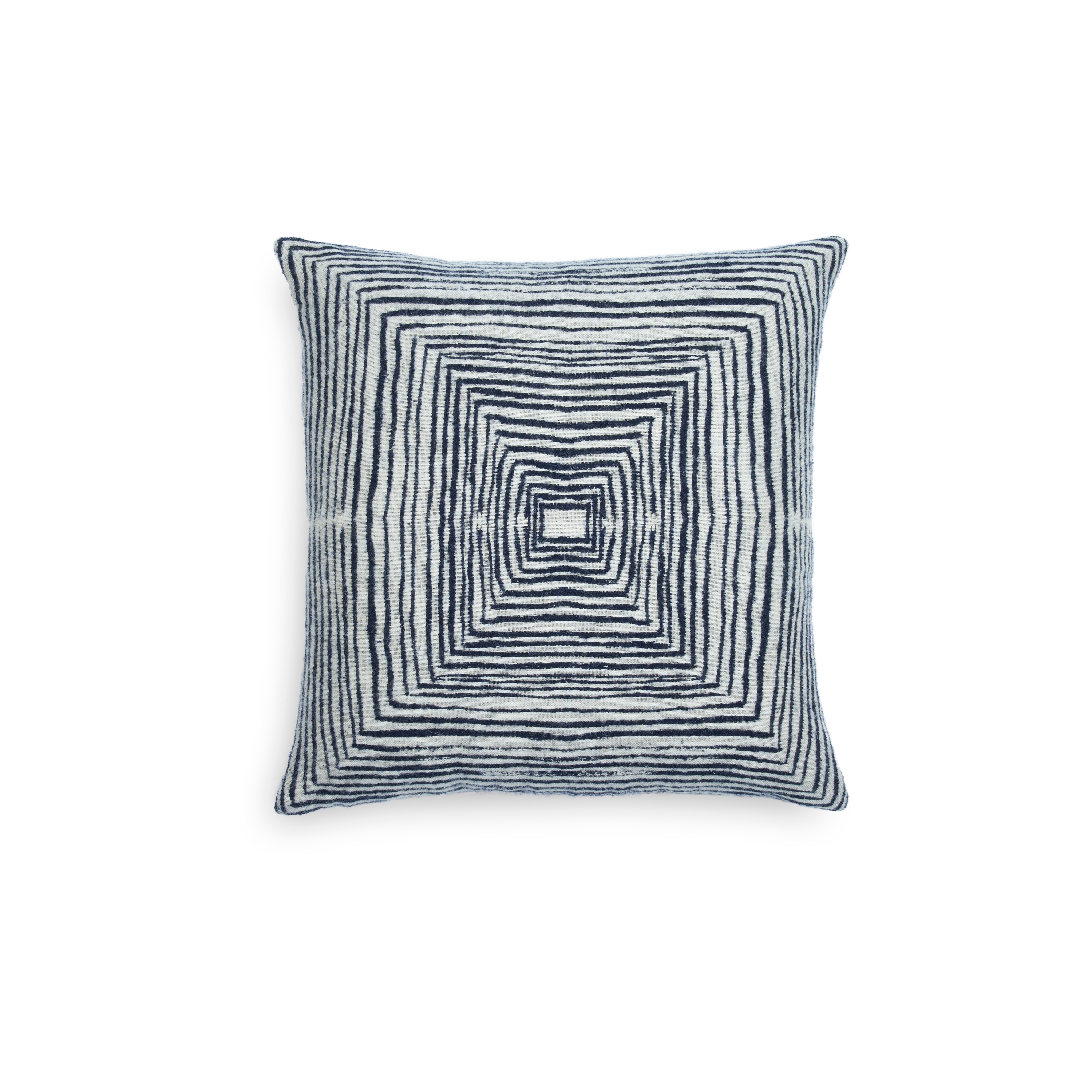 Display product Mystic Ink collection | White Linear Square cushion - square from manufacturer Ethnicraft