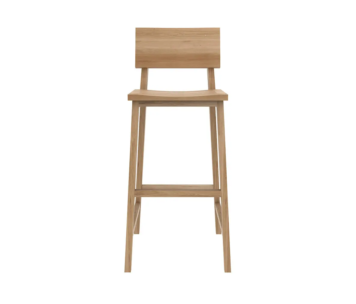 Ethnicraft - N4 | Oak bar stool - varnished