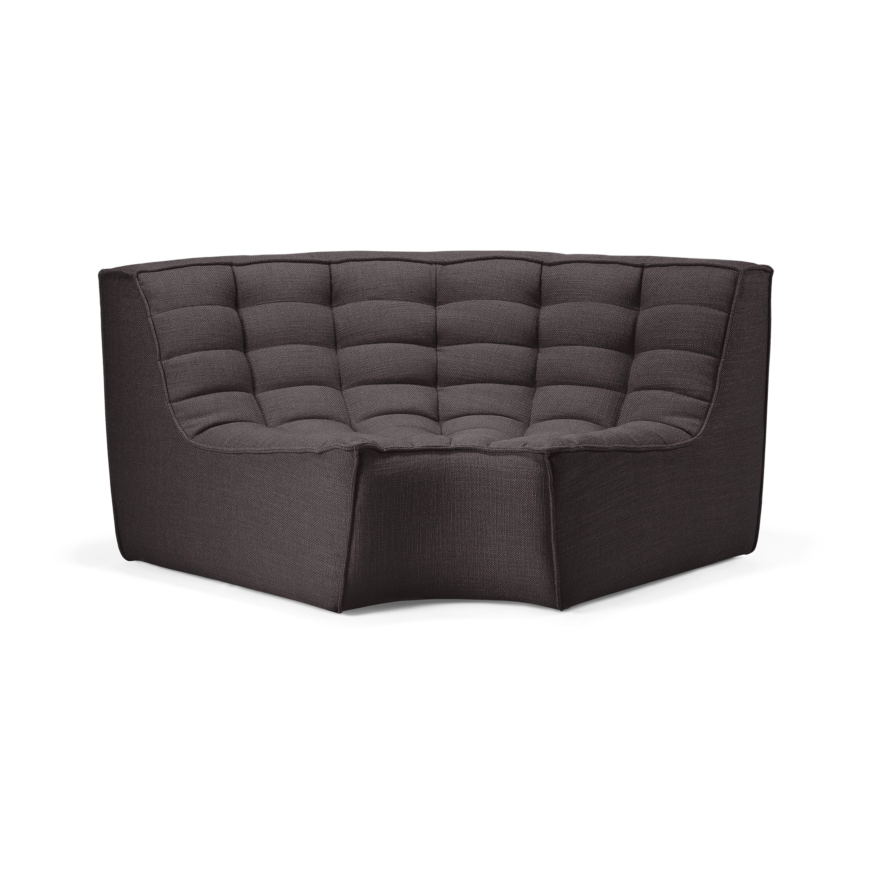 Mostra il prodotto N701 | Sofa - round corner - dark grey del produttore Ethnicraft