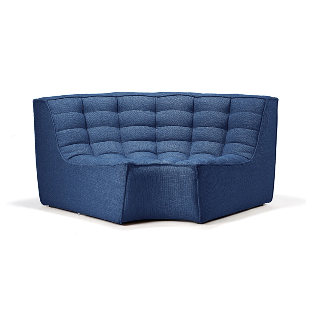 N701 | Sofa - round corner - blue