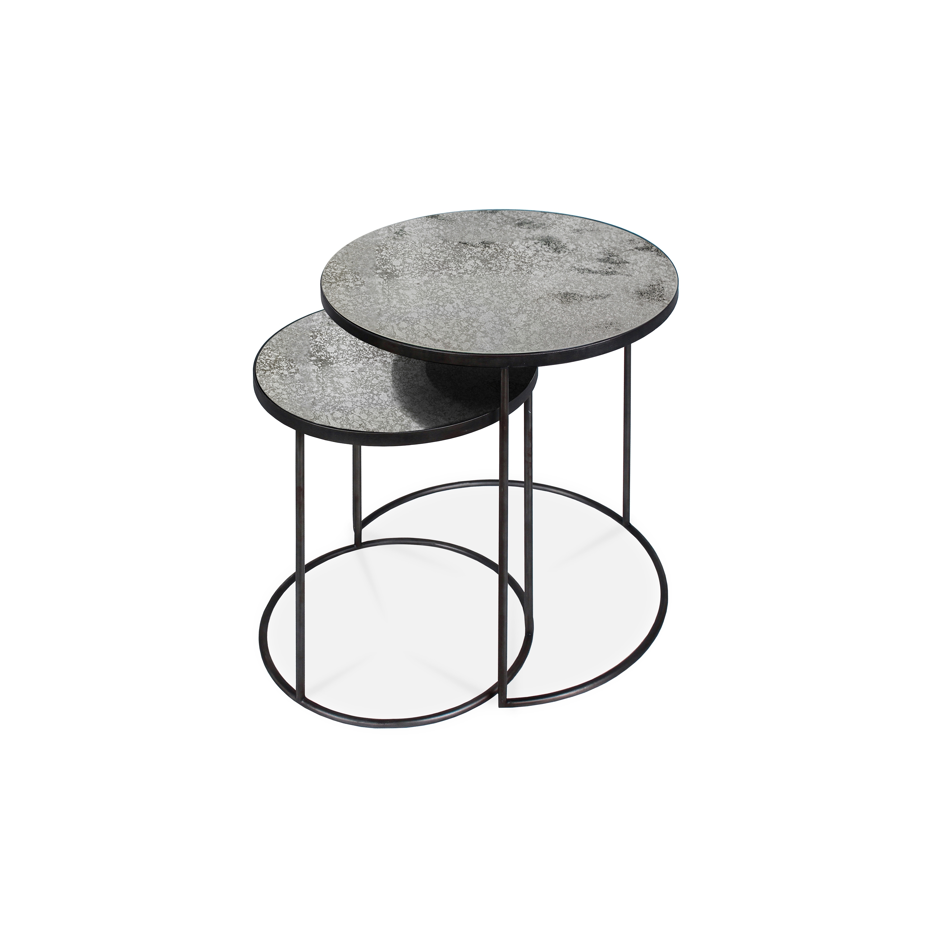 Nesting | Clear side table - set of 2