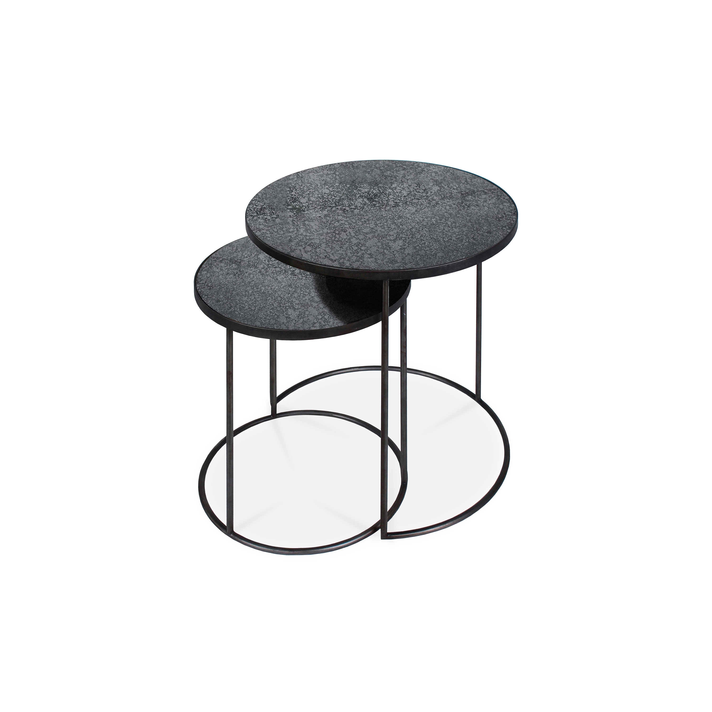 Mostrar el producto Nesting | Charcoal side table - set of 2 del fabricante Ethnicraft