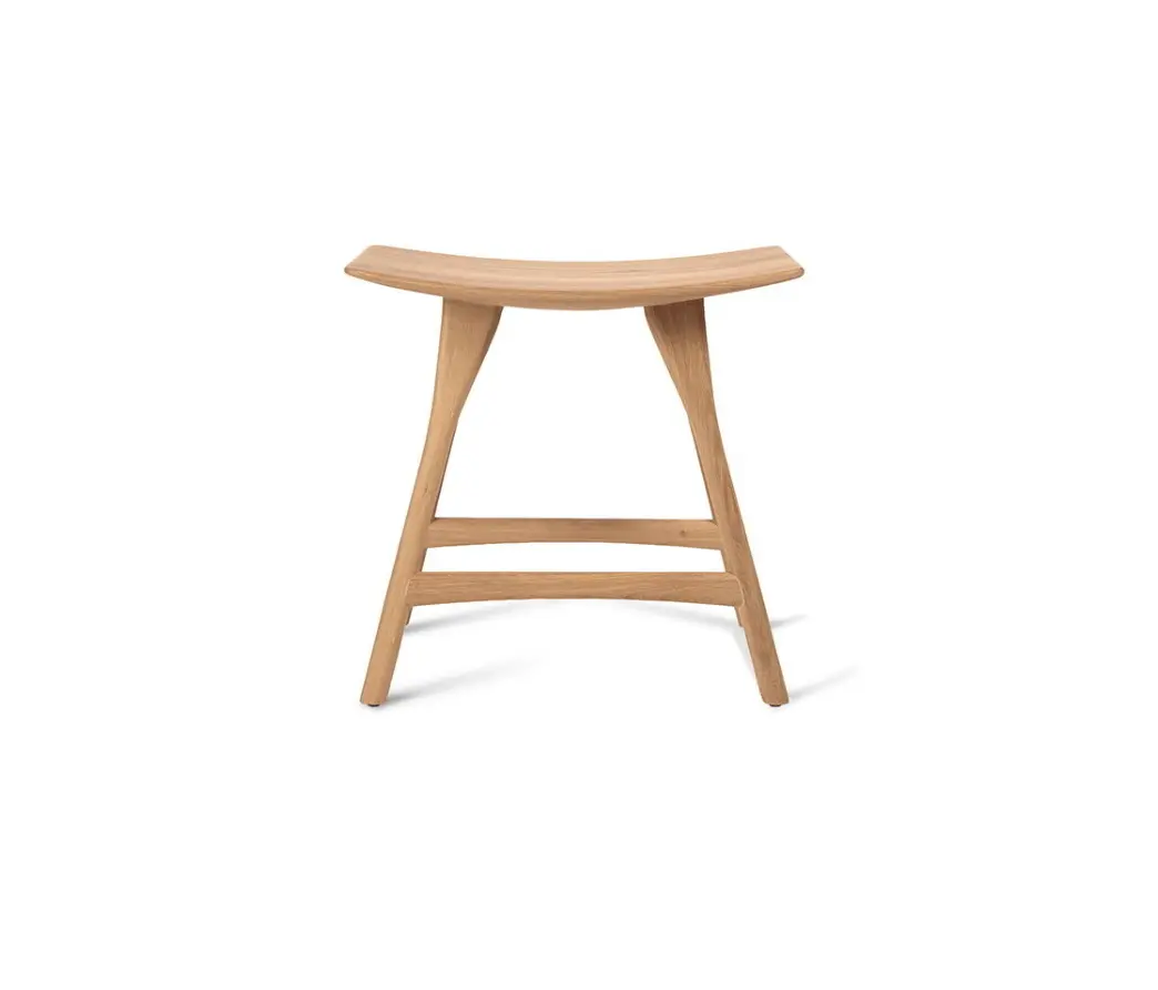 Ethnicraft - Osso | Oak stool - contract grade - varnished