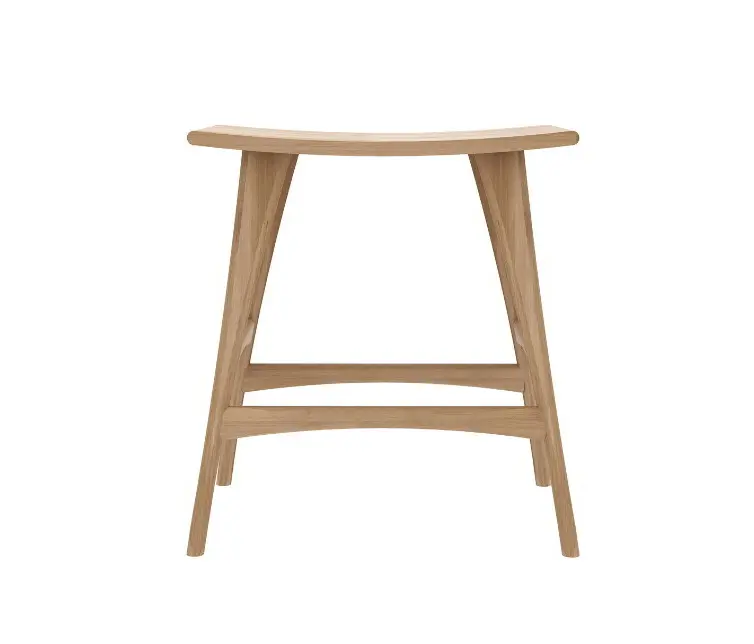 Ethnicraft - Osso | Oak counter stool - contract grade - varnished